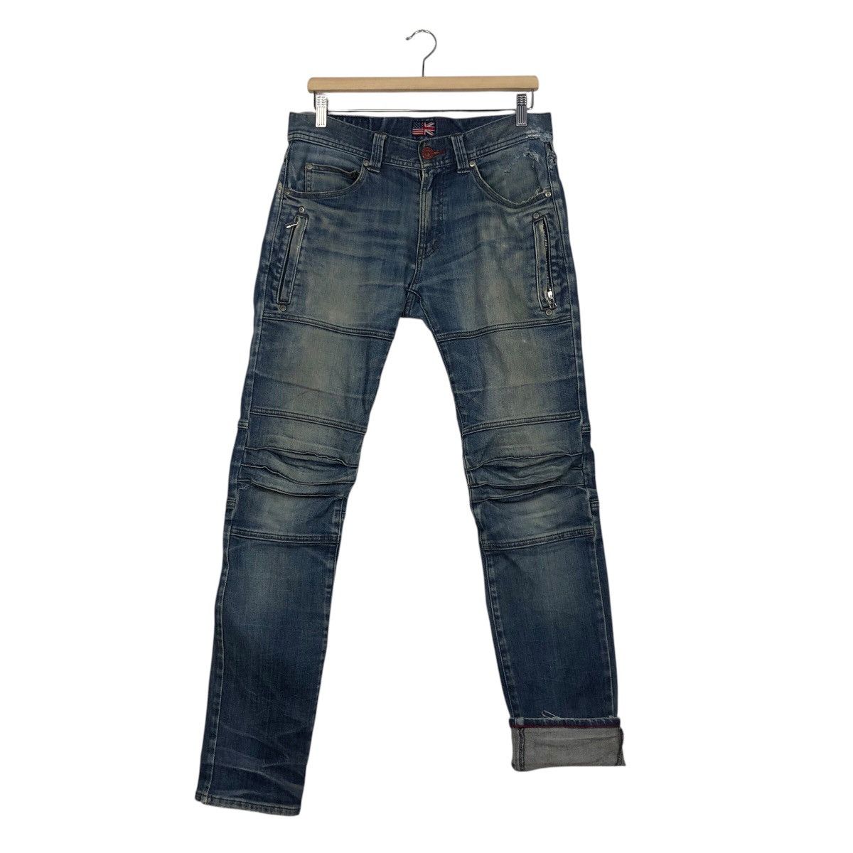 Japanese Brand 📌Vintage Denim Pants Biker Rupert Japan Size US 32 / EU 48 - 16 Thumbnail