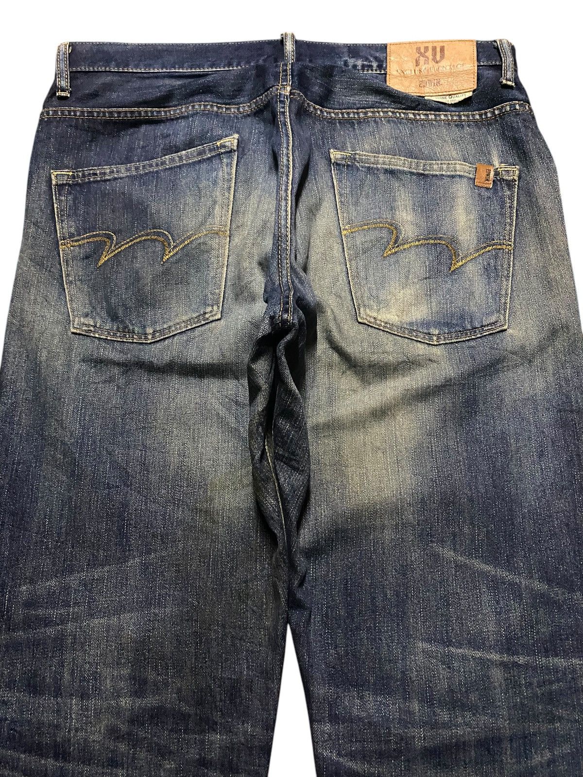 Junya Watanabe Vintage Edwin XV 04 Mud Wash Distressed Loose Jeans Size US 36 / EU 52 - 4 Thumbnail