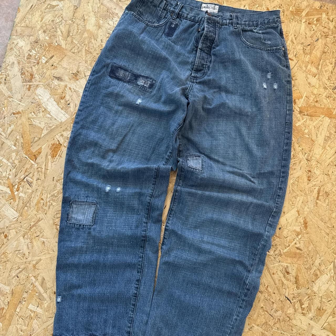 Pelle Pelle × Vintage Vintage Y2k Pelle Pelle Jeans Size US 38 / EU 54 - 2 Thumbnail