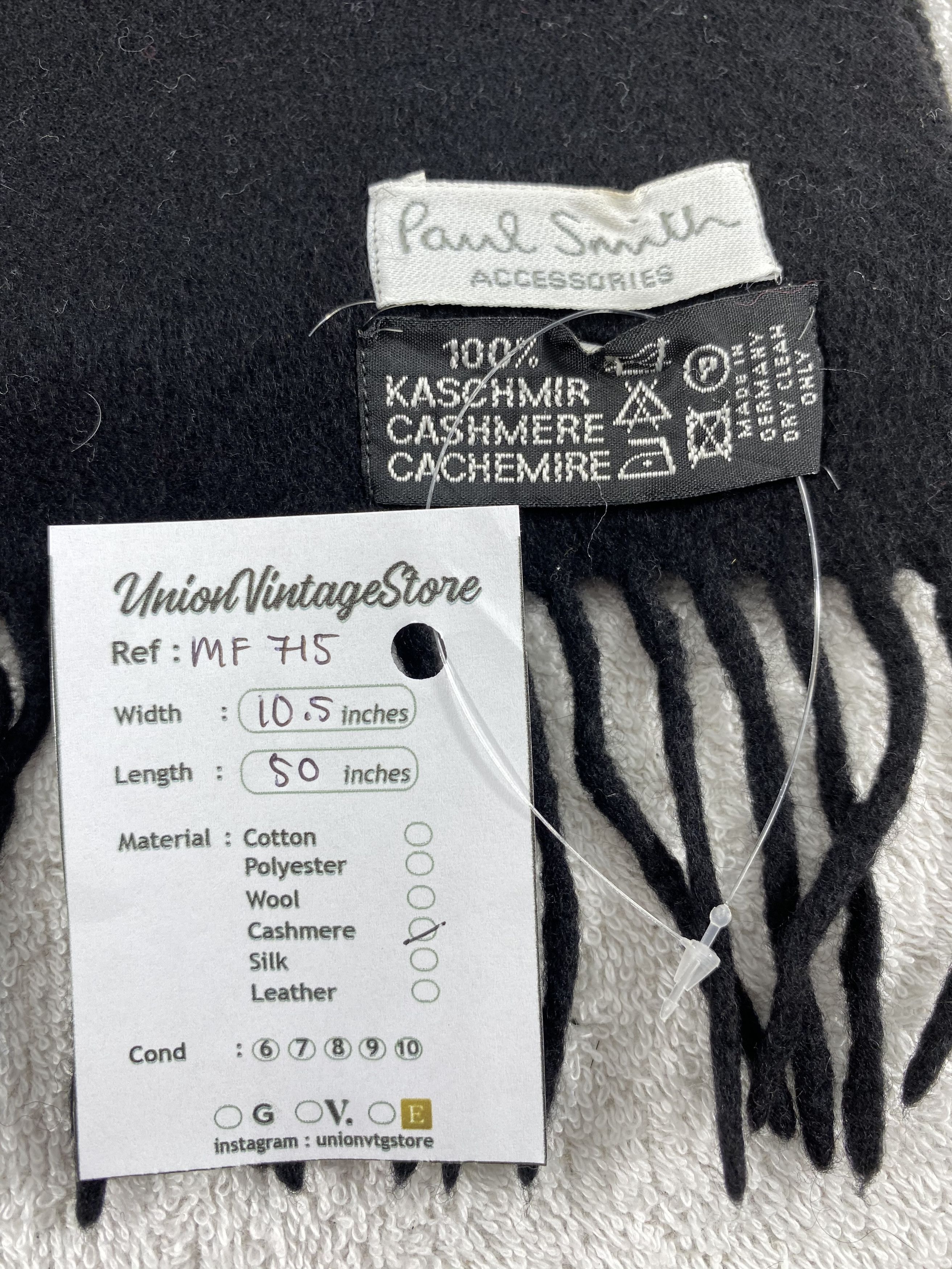 Paul Smith Vintage Paul Smith Scarf/Muffler/Neckwear MF715 Size ONE SIZE - 5 Thumbnail