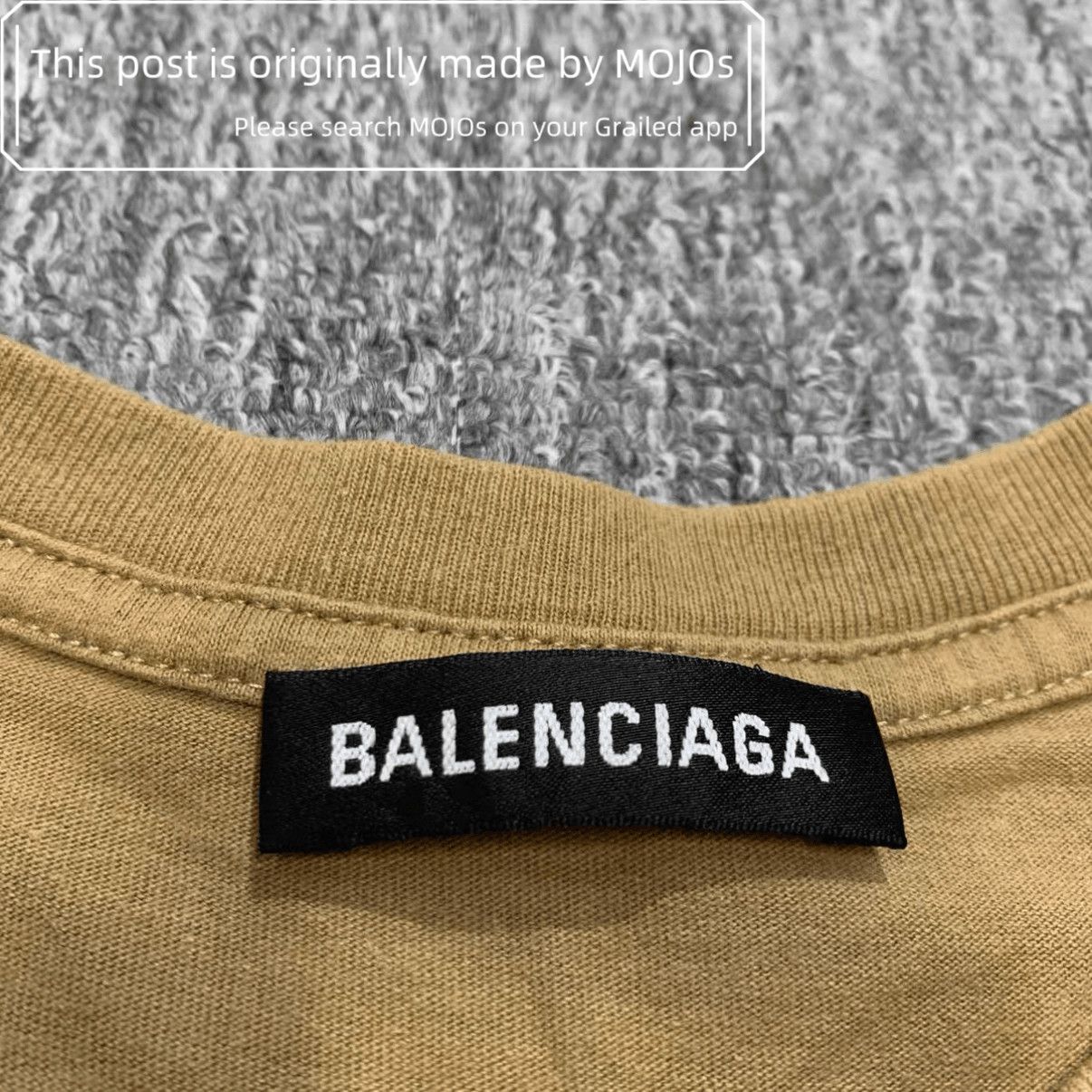 Balenciaga Balenciaga Logo Food Program Oversized Tee mojos1313 Size US XS / EU 42 / 0 - 3 Thumbnail