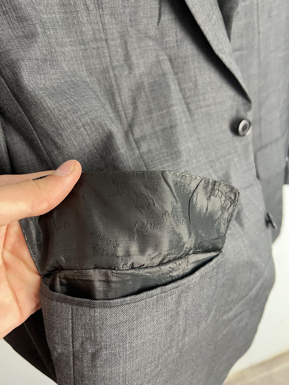 Brioni 💎Size 50L 90s Wool Brioni Blazer Suit Jacket Classic Size 50L - 7 Thumbnail