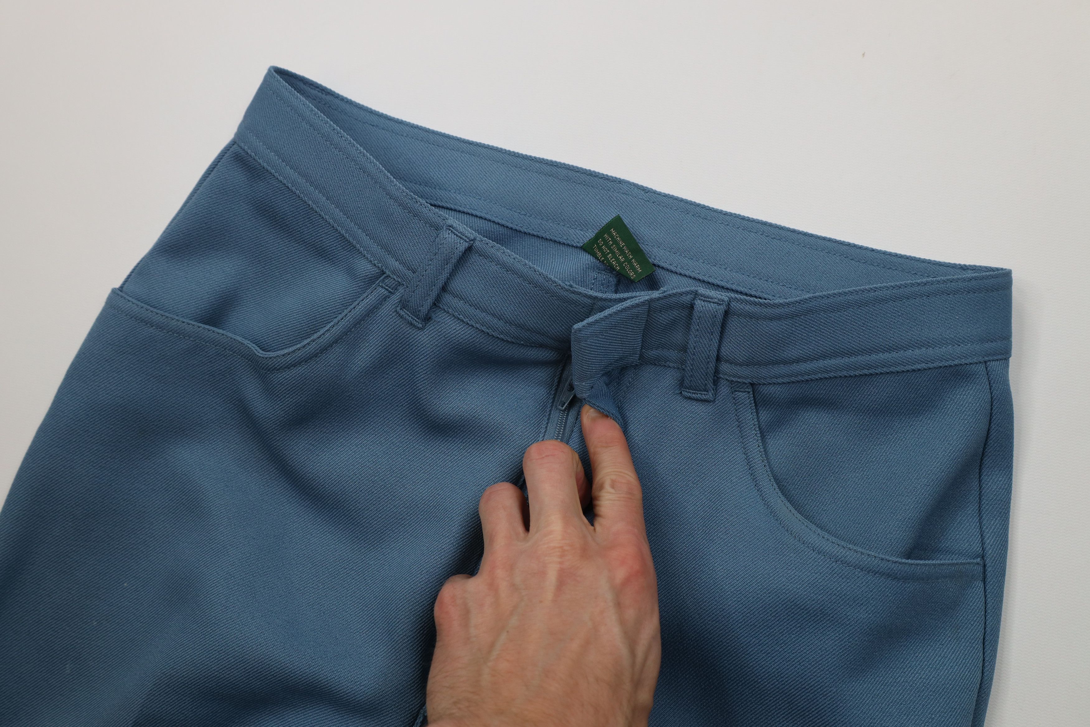Vintage Vintage 90s Streetwear Knit Flared Wide Leg Chino Pants Size US 32 / EU 48 - 8 Thumbnail