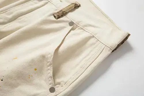 Japanese Brand Hip Hop Khaki Cashew Flower Overalls Ink Size US 30 / EU 46 - 3 Thumbnail