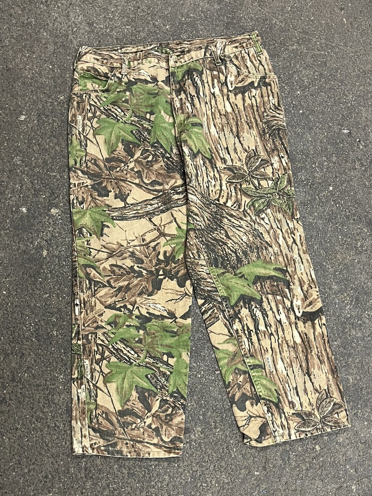 Realtree × Vintage Real tree camo baggy fit wide leg pants skater vintage hype Size US 36 / EU 52 - 2 Thumbnail
