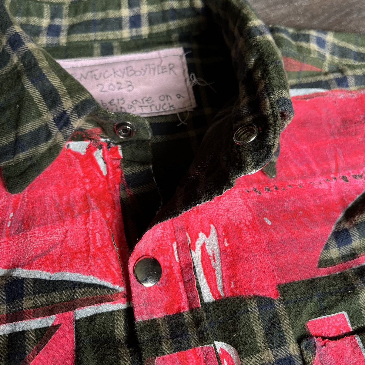 Kentucky Boy Tyler Kentucky Boy Tyler MotoX Sport Flannel Button Up Shirt Logo Size US M / EU 48-50 / 2 - 5 Thumbnail