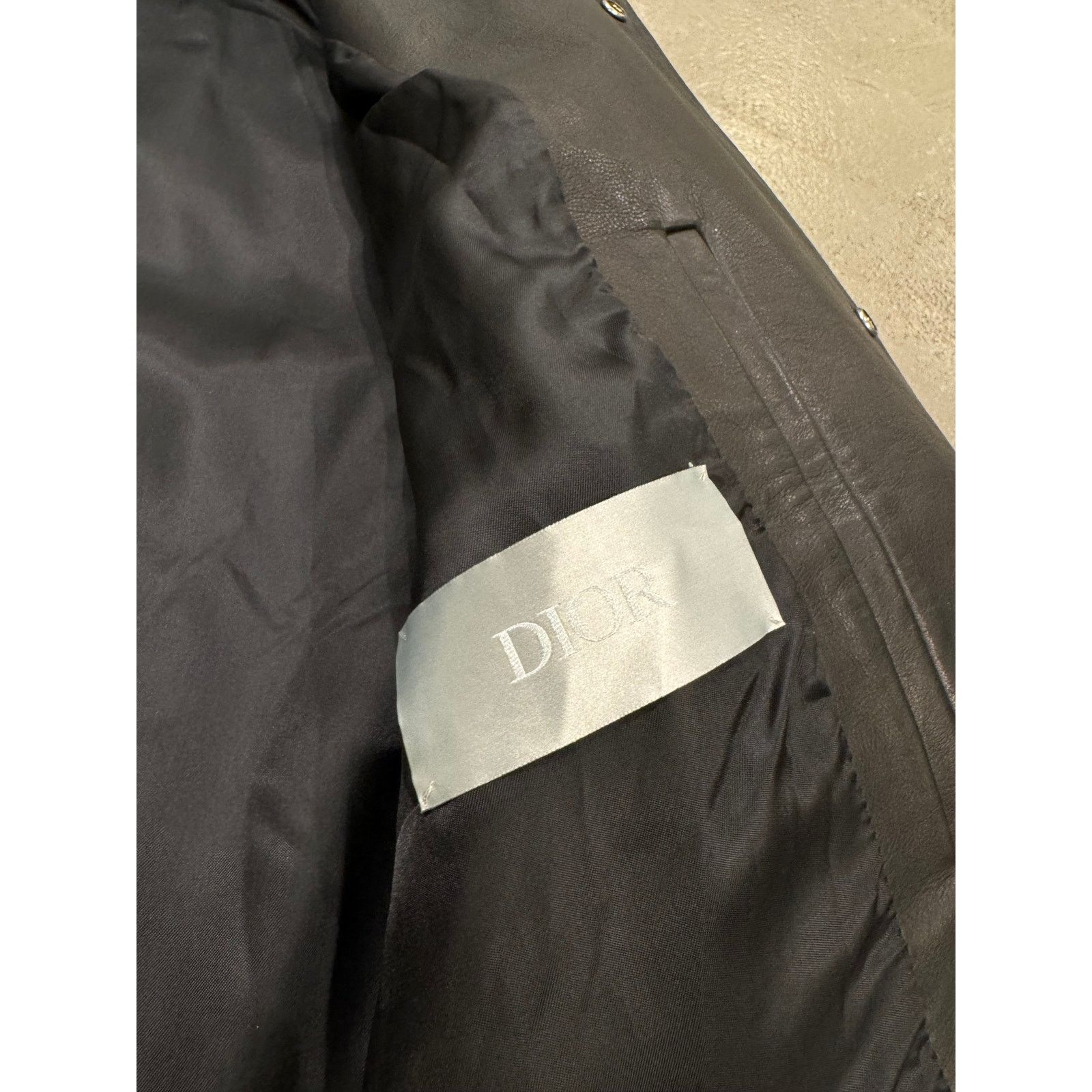Dior 2010s Dior saddle leather cargo bomber jacket Size US M / EU 48-50 / 2 - 7 Thumbnail