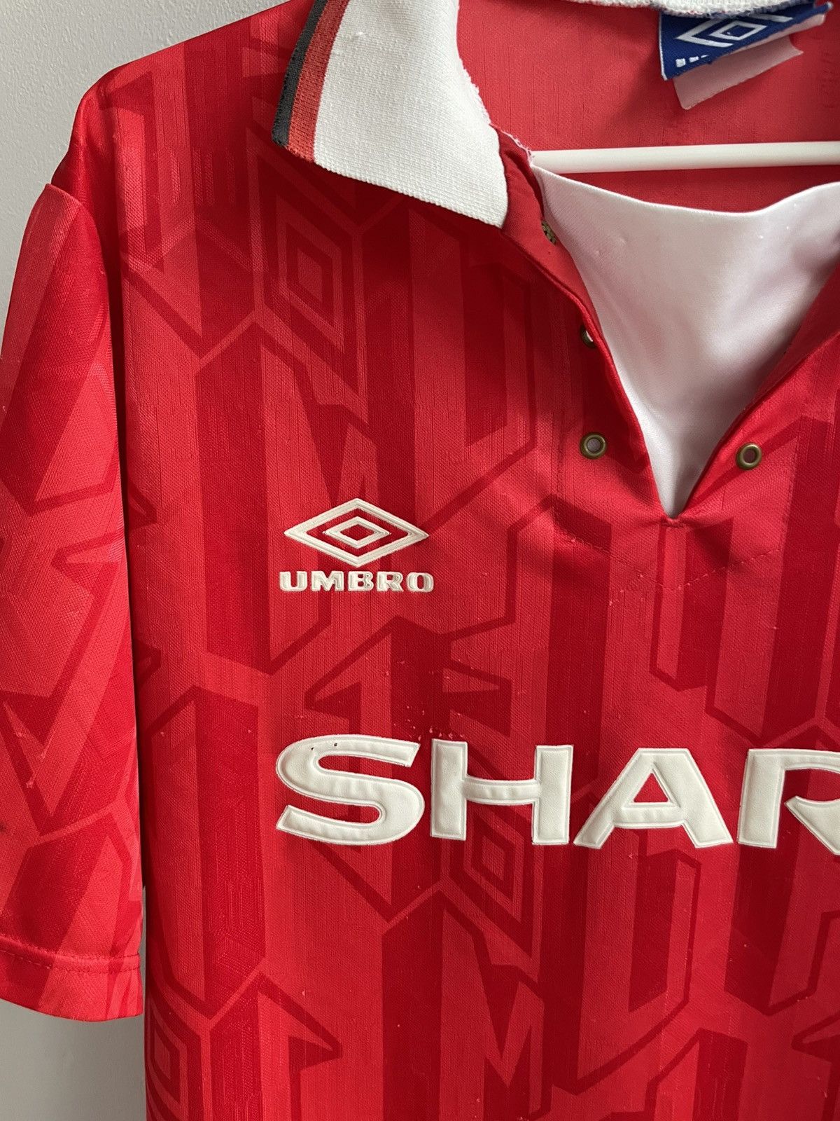 Umbro Manchester United 1992 1993 1994 Shirt Footbal Soccer Jersey Size US L / EU 52-54 / 3 - 5 Thumbnail