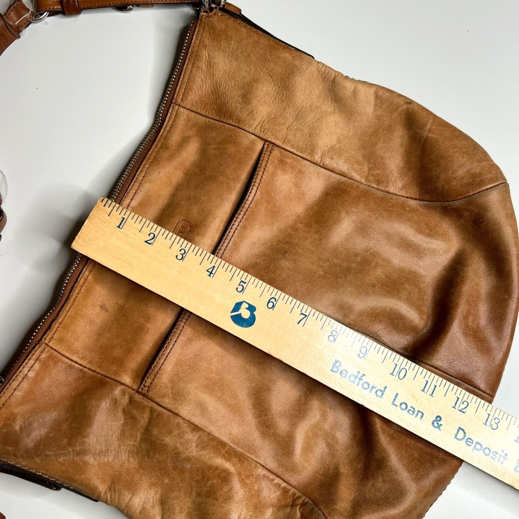 Coach VINTAGE Coach Brown Leather Shoulder Bag Slouchy Hobo Purse Pink Lining - Medium Women’s Bag | Coach J0849-12684 Size ONE SIZE - 4 Thumbnail
