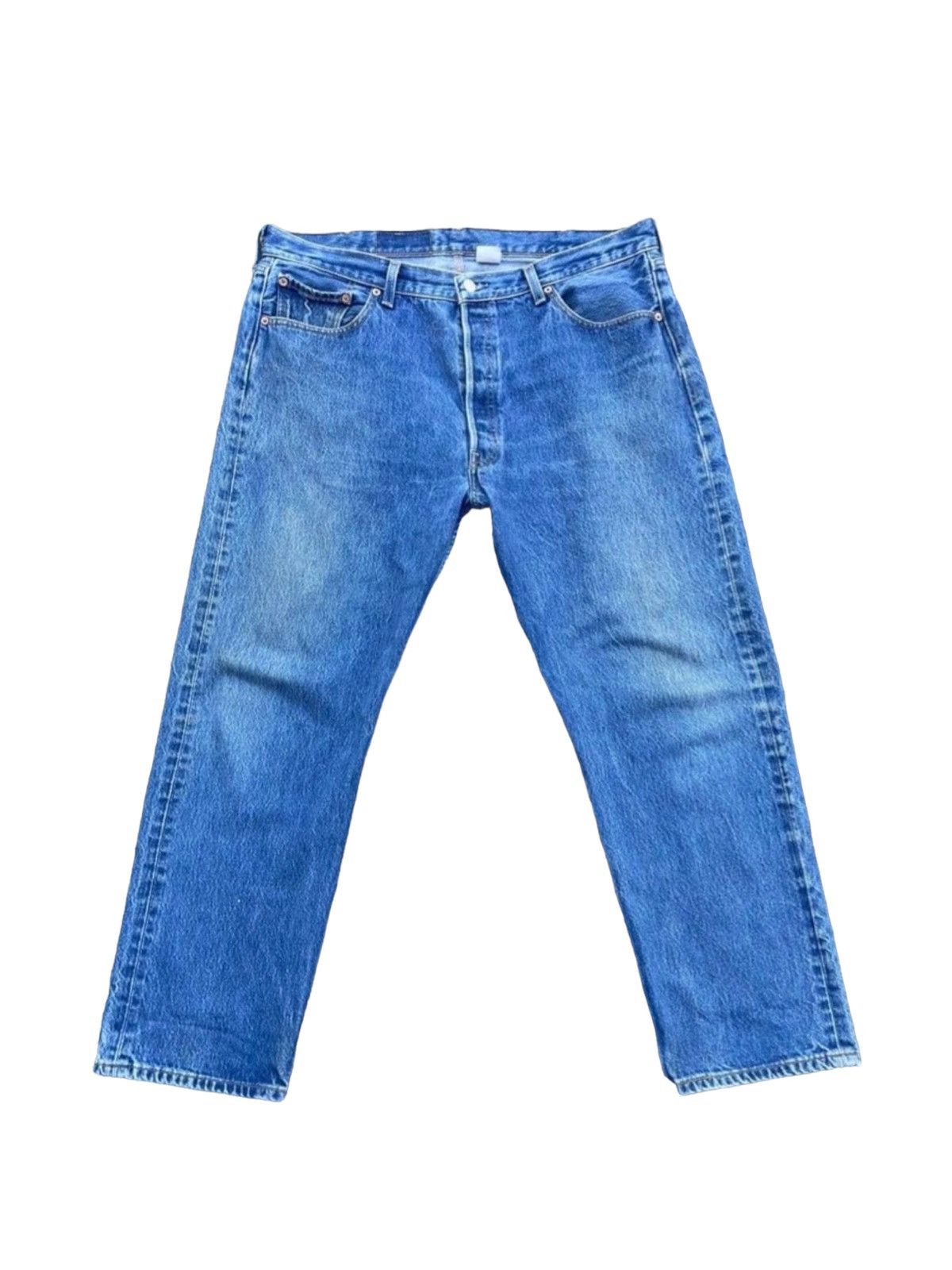 Image of 1990X Clothing x Levis Vintage Levi's Y2K Nice Fade Jeans in Blue, Men's (Size 38)