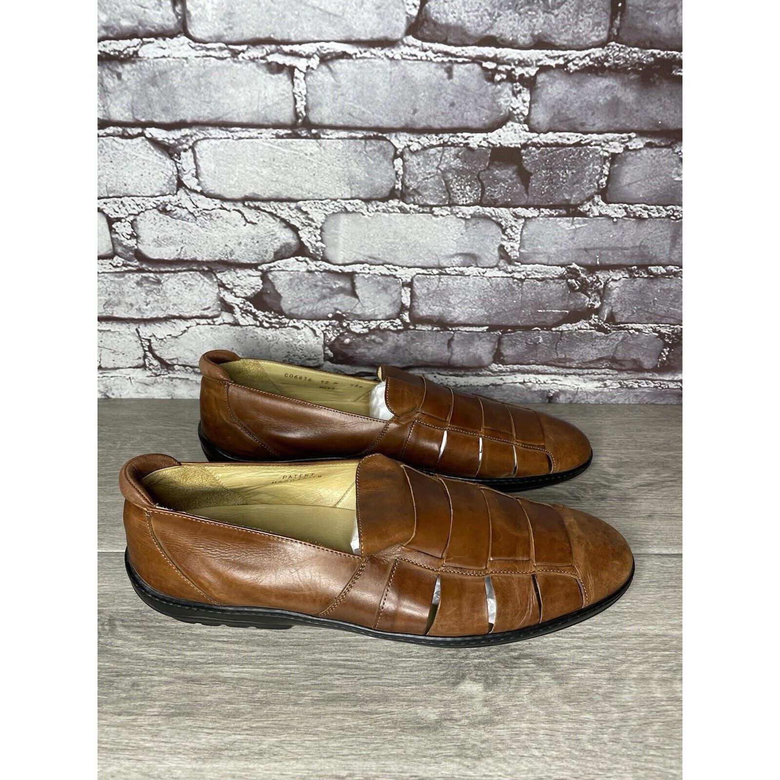 Cole Haan Cole Haan Collection Air Brown Leather Fisherman Sandals Men Size US 12 / EU 45 - 12 Thumbnail