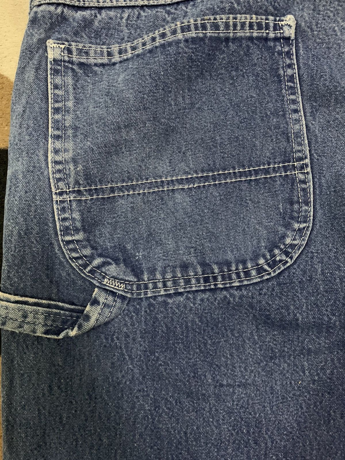 Dickies Vintage Dickies Blue Wash Baggy Distressed Carpenter Jeans Size US 40 / EU 56 - 17 Thumbnail