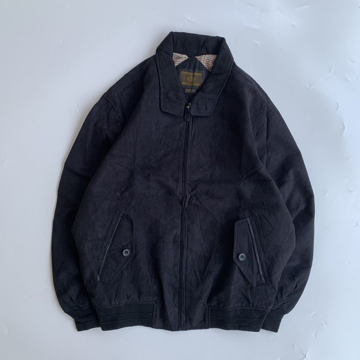 Japanese Brand × Vintage Casual flight suede zipper 90s jacket by Vintaige Club Size US M / EU 48-50 / 2 - 1 Thumbnail