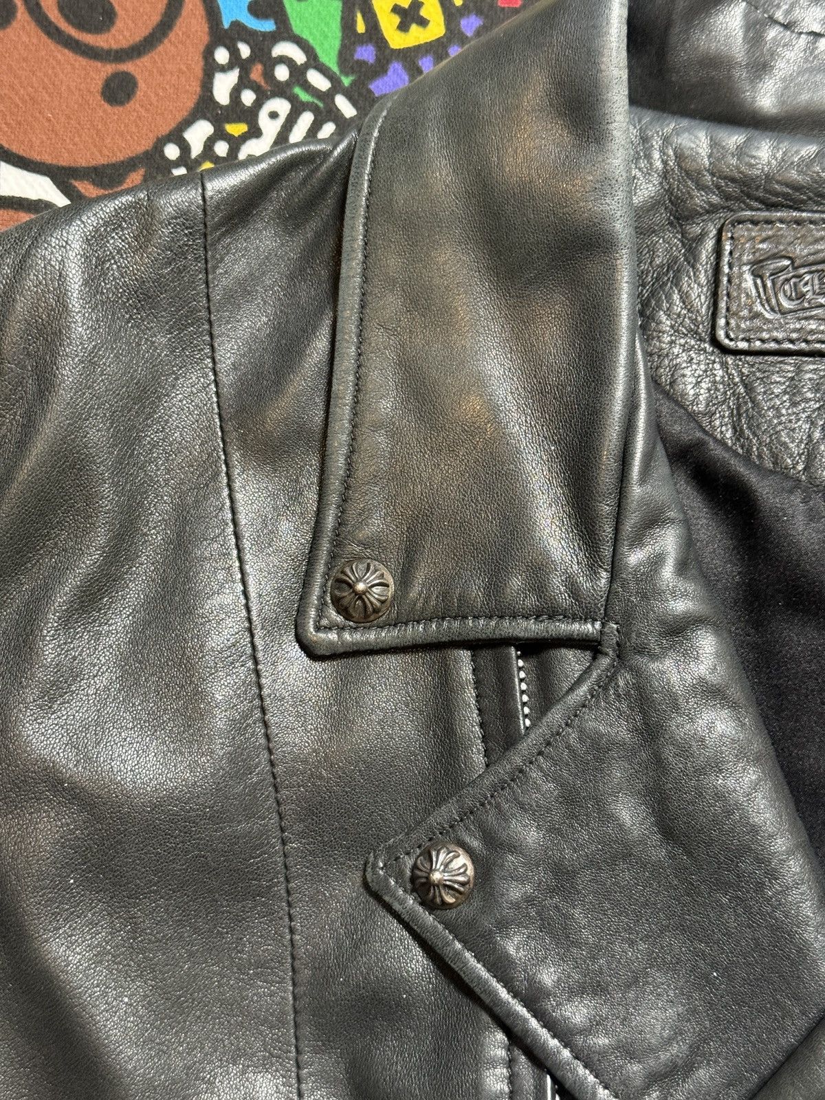 Chrome Hearts Chrome Hearts Vintage Leather Biker Jacket Size US M / EU 48-50 / 2 - 4 Thumbnail
