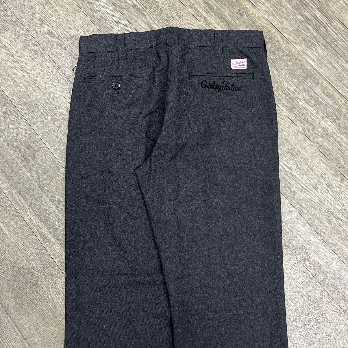 Japanese Brand × Wacko Maria Guilty Parties Wacko Maria Chainstitch Charcoal Pants Size US 30 / EU 46 - 14 Thumbnail