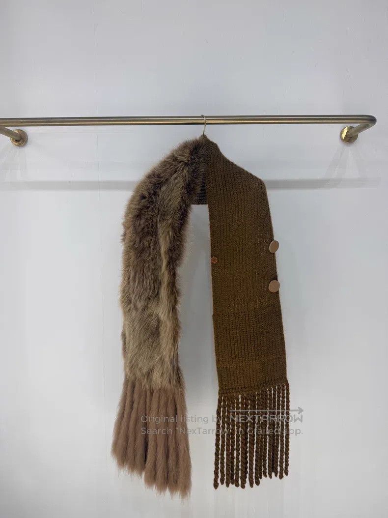 Fendi Fendi Fur Fox Fur Fringe Scarf Size ONE SIZE - 1 Thumbnail