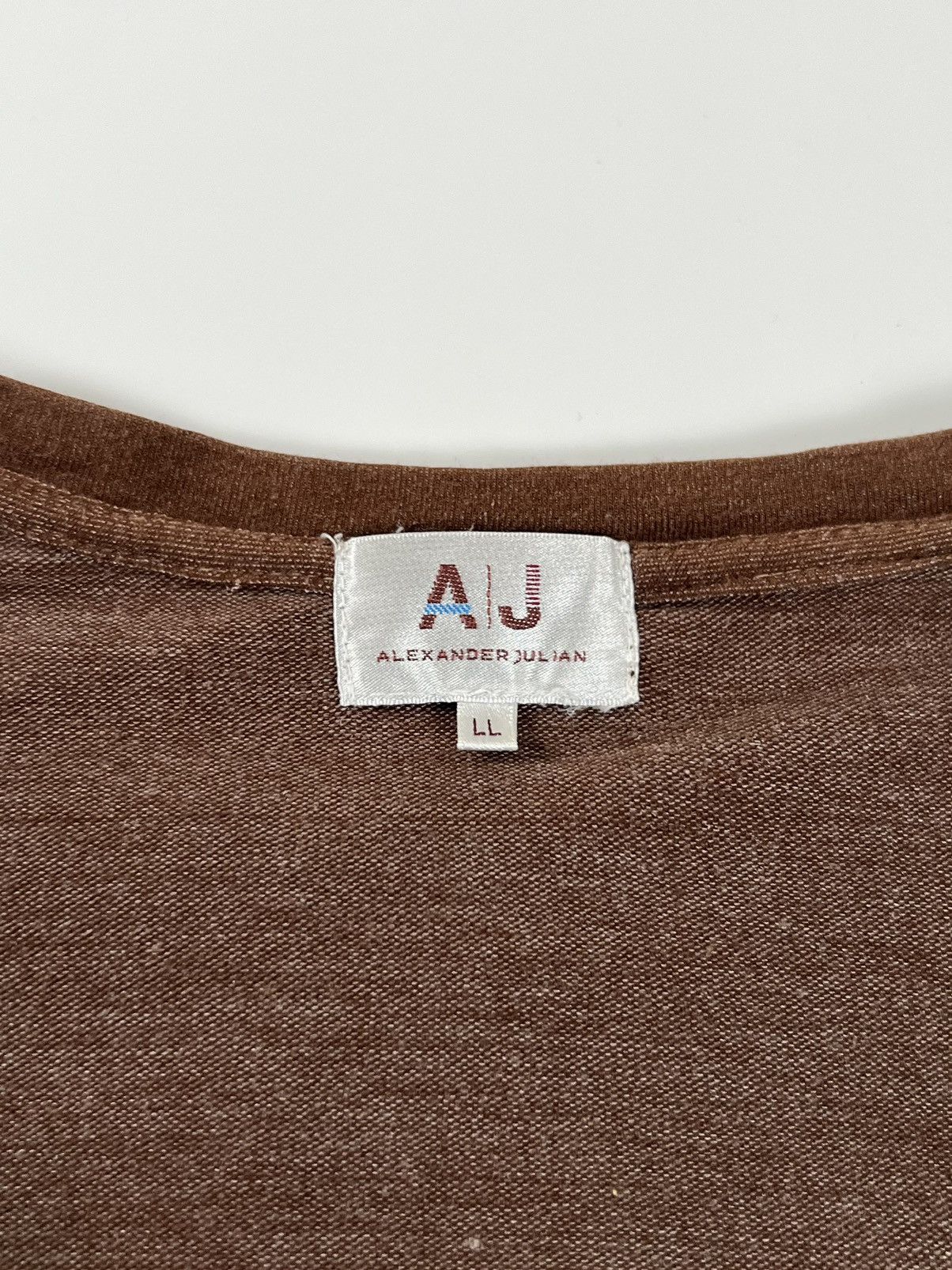 Alexander Julian Alexender Julian Pocket Tee Long Sleeve Tshirt Size US L / EU 52-54 / 3 - 10 Thumbnail