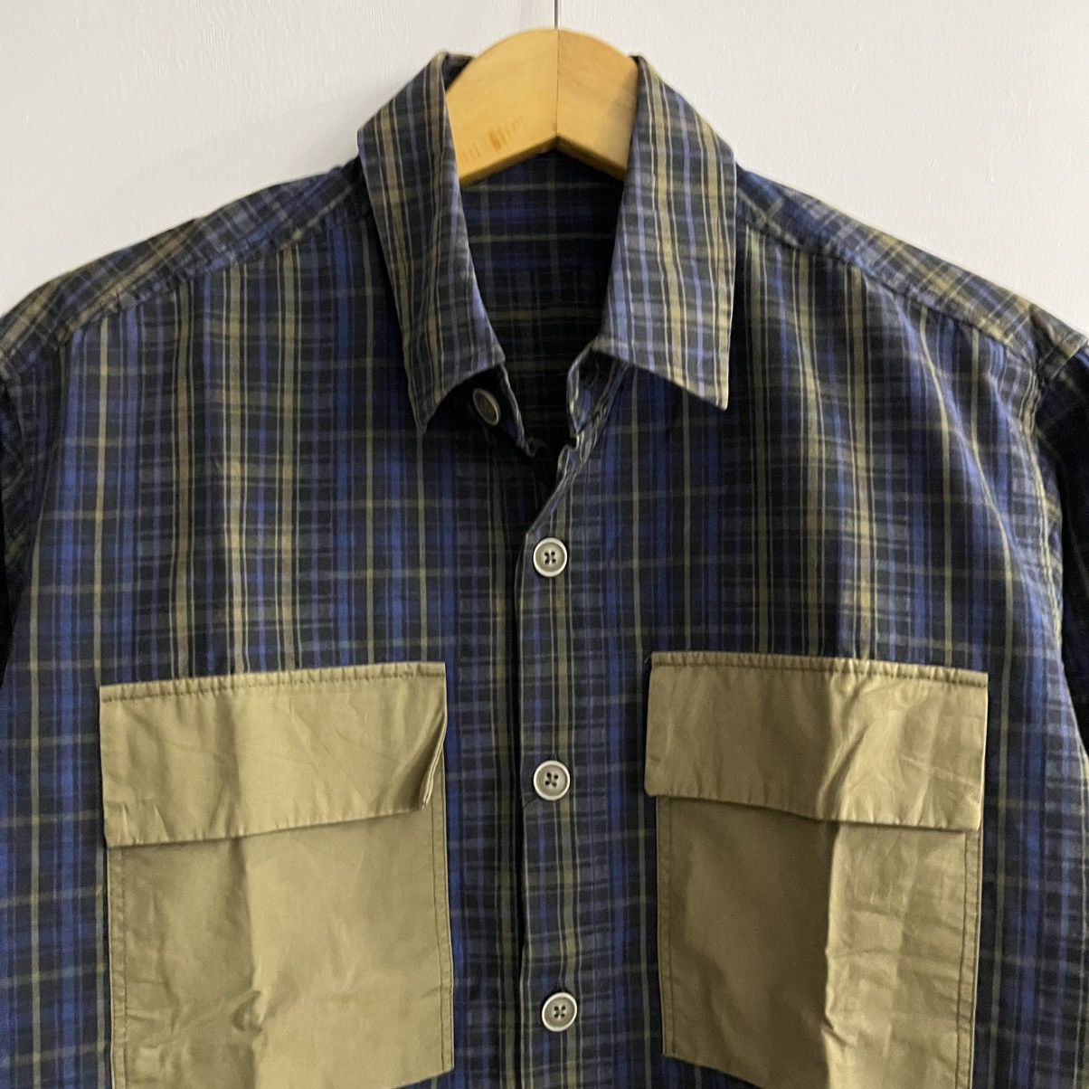 Japanese Brand Unknown - Plaid Contrast Button Ls Button Up Size US M / EU 48-50 / 2 - 4 Thumbnail