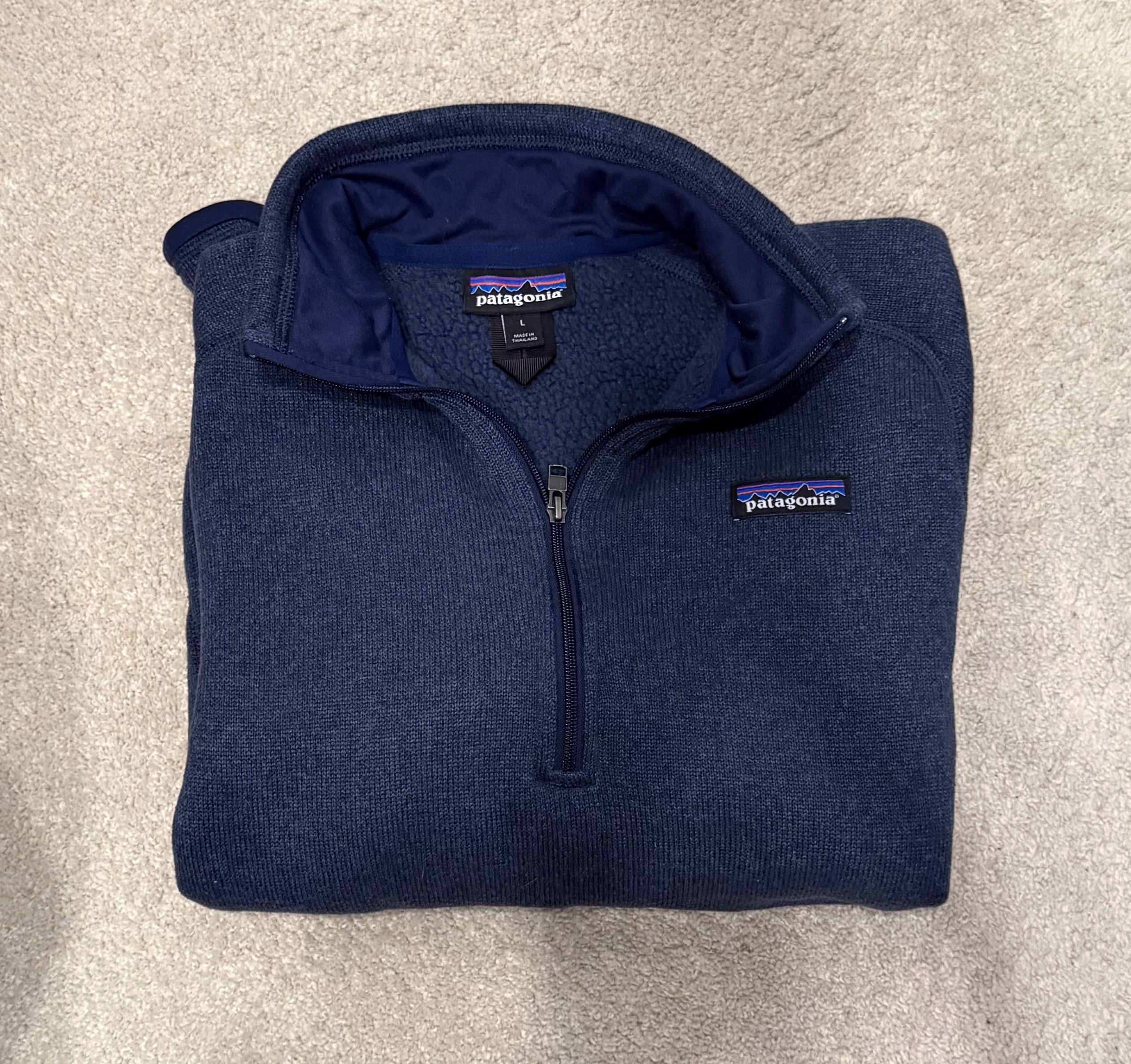 Patagonia Patagonia Women's 1/4 Zip Pullover Fleece Size L / US 10 / IT 46 - 1 Thumbnail