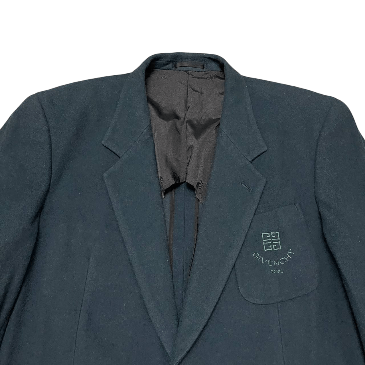 Givenchy Vintage Givenchy Paris Wool Coat Blazer Size US L / EU 52-54 / 3 - 2 Thumbnail