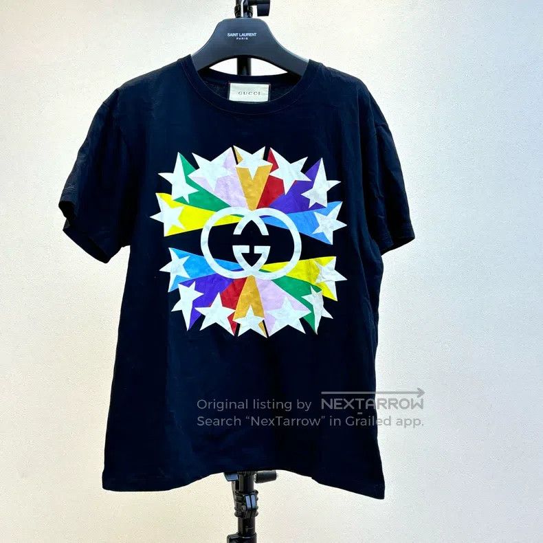 Gucci Gucci FW21 interlocking double G-star Logo printed short-s Size US S / EU 44-46 / 1 - 1 Thumbnail