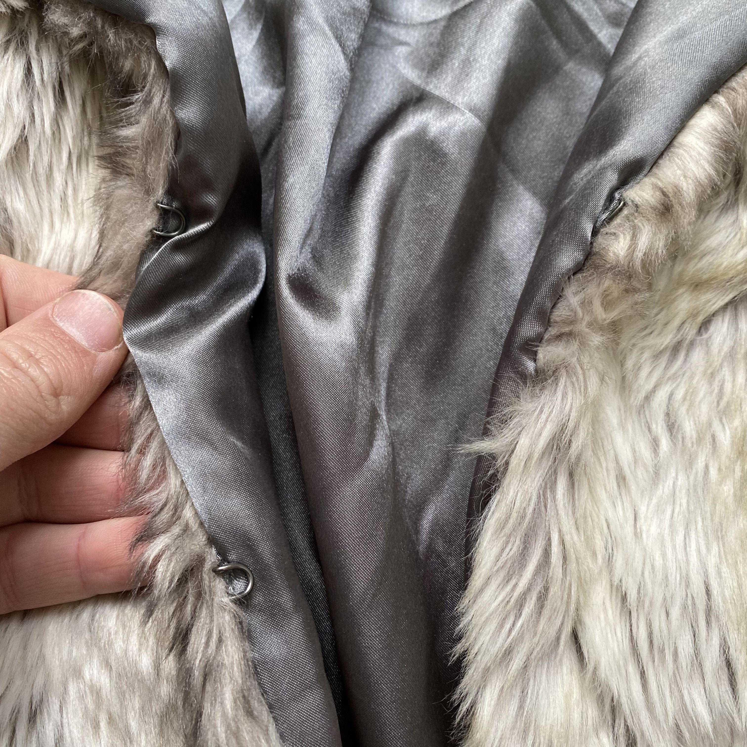 Hysteric Glamour Vintage 2000s Faux Fur Jacket coat Y2K Avantgarde Size L / US 10 / IT 46 - 5 Thumbnail