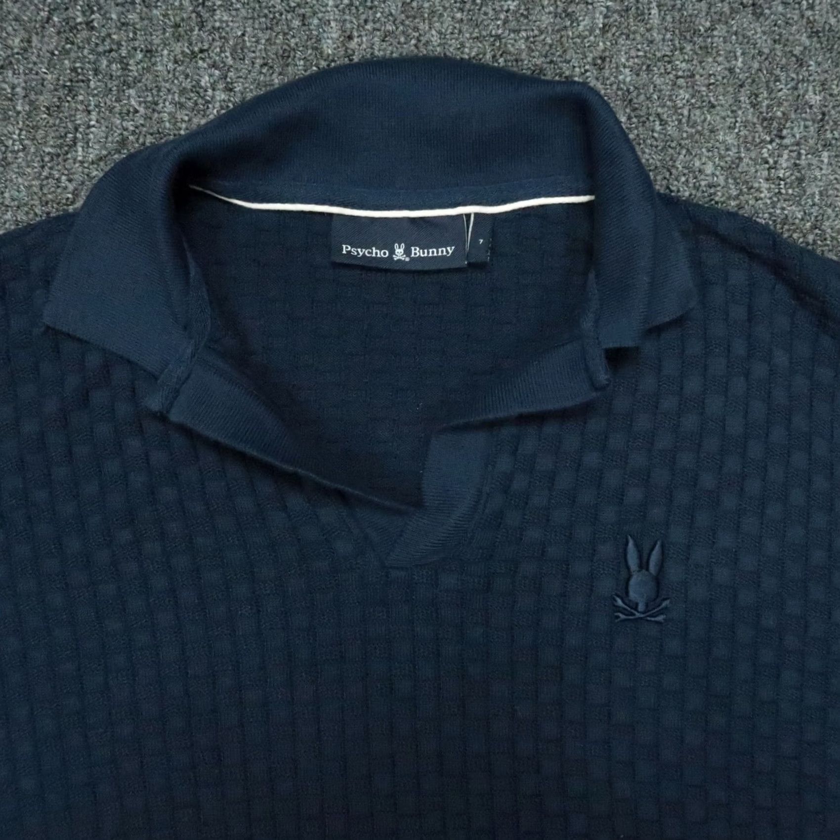 Psycho Bunny Psycho Bunny Polo Shirt Mens 2XL Blue Knit Cotton Short Sleeve Polo Golf Tennis Casual Business, 2XL Mens Blue Polo Shirt Size US XXL / EU 58 / 5 - 2 Thumbnail