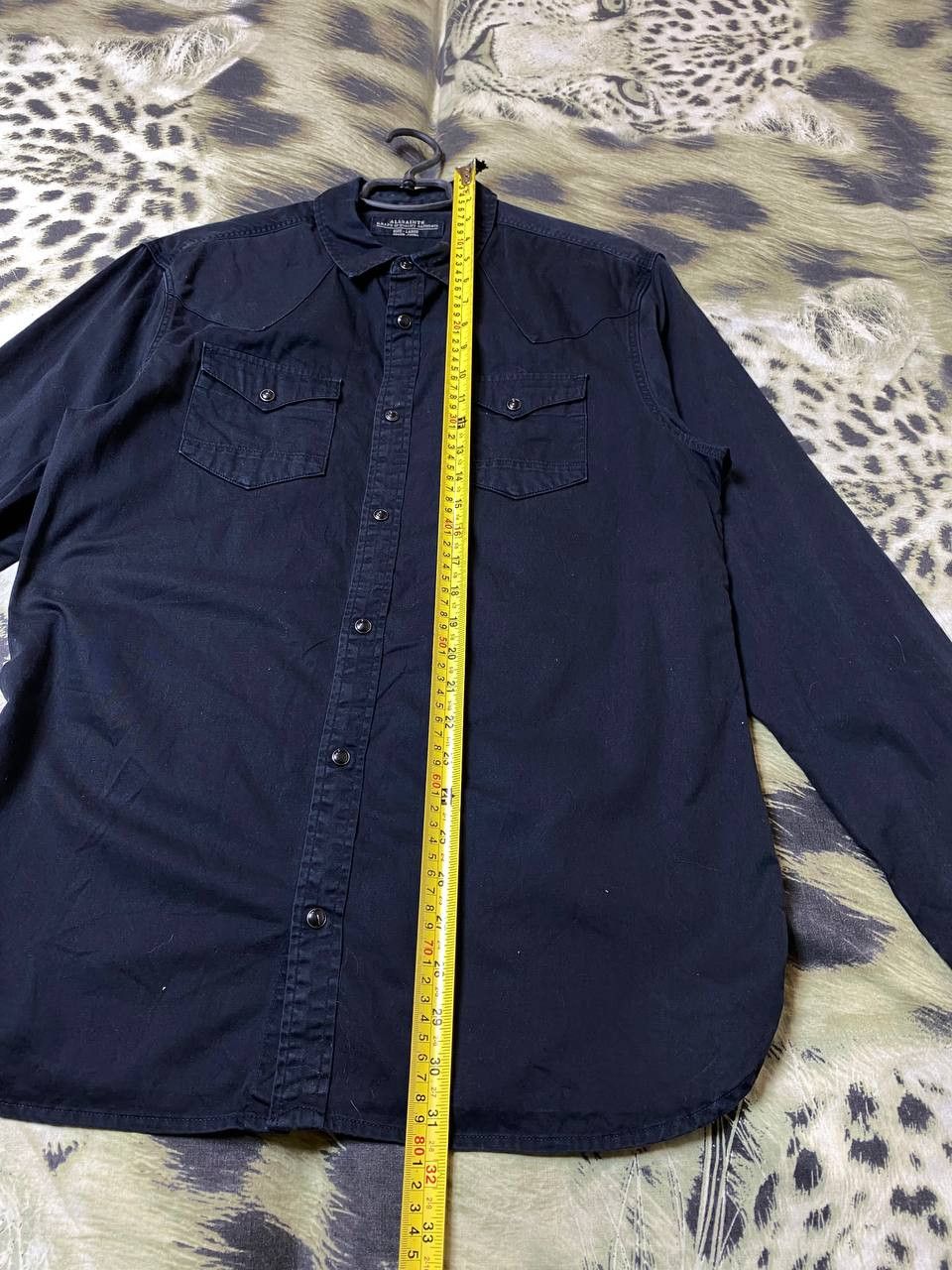 Allsaints × Vintage Allsaints Monte Shirt Denim Overshot Long Sleeve Buttons Size US L / EU 52-54 / 3 - 12 Thumbnail