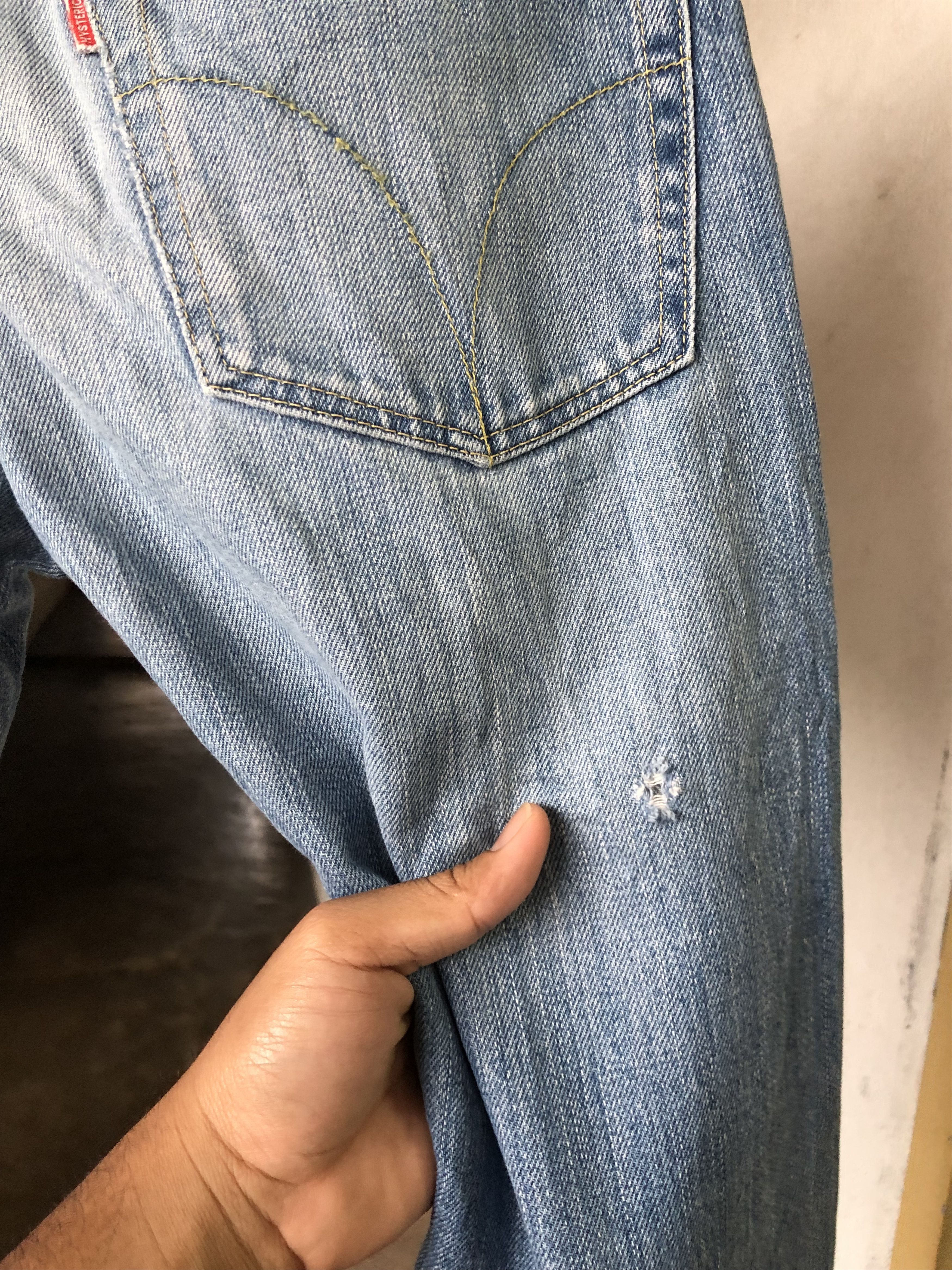 Hysteric Glamour Vintage Hysteric Glamour Selvedge Straight Cut Jeans Size US 30 / EU 46 - 11 Thumbnail