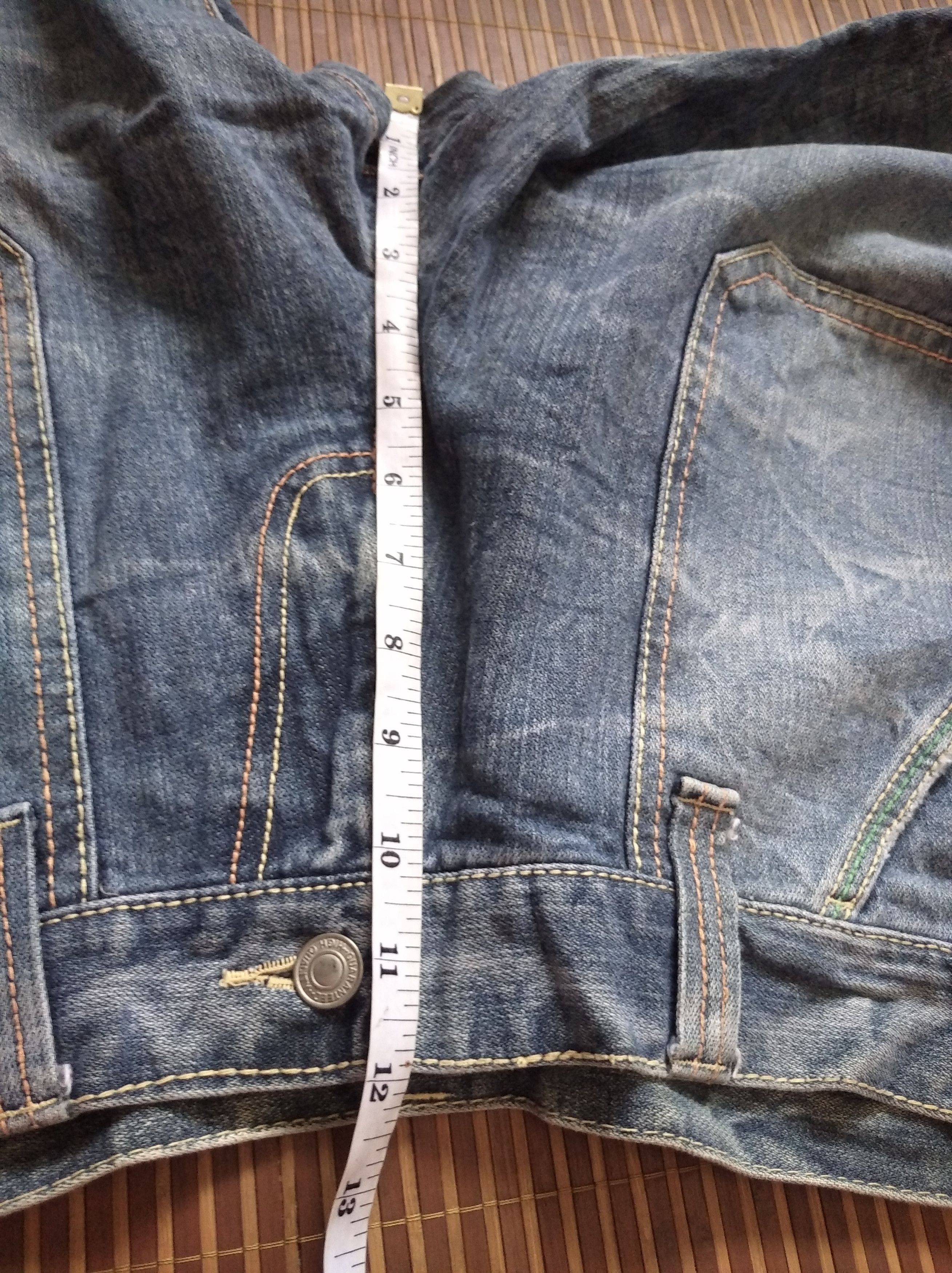 If Six Was Nine × Japanese Brand Vintage’90s🔥Daily Topics🔥Distressed Rusty Light Blue Jeans Size US 32 / EU 48 - 11 Thumbnail