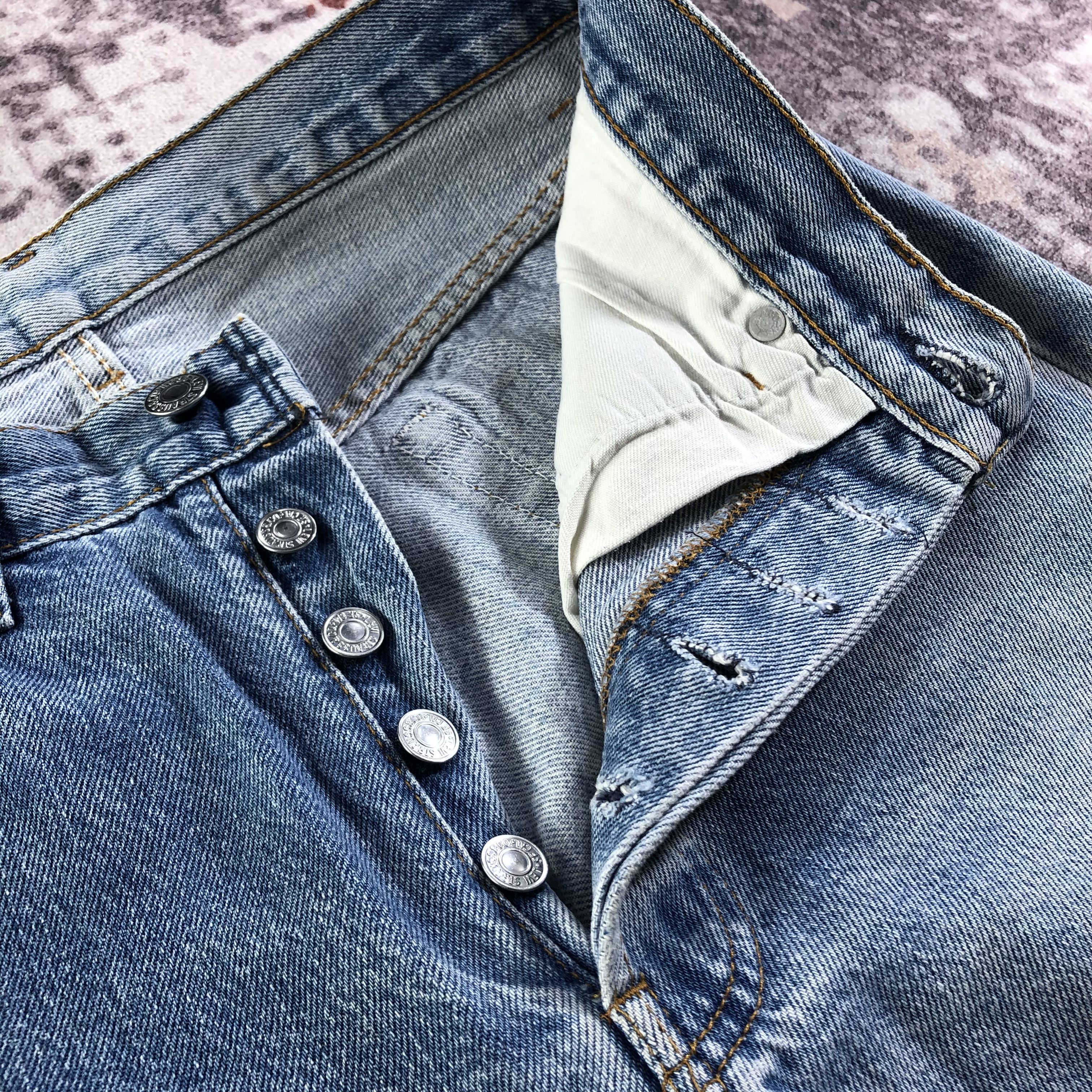 Levi's 90s Vintage Distress Levis 501 Jeans-JM3287 Size US 29 - 7 Thumbnail