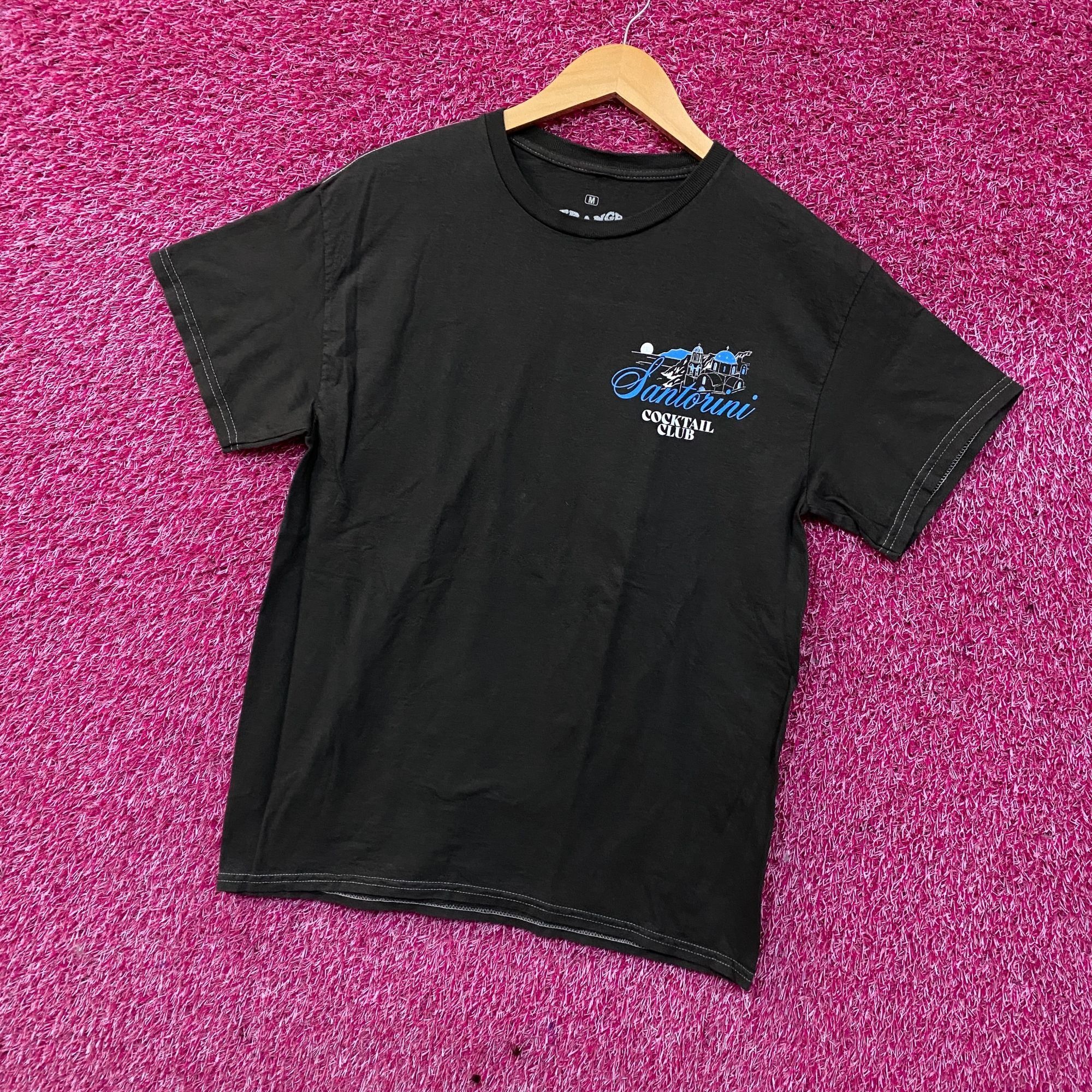 Other Strange Daze Santorini Cocktail Club Graphic T-Shirt Medium Size US M / EU 48-50 / 2 - 4 Thumbnail