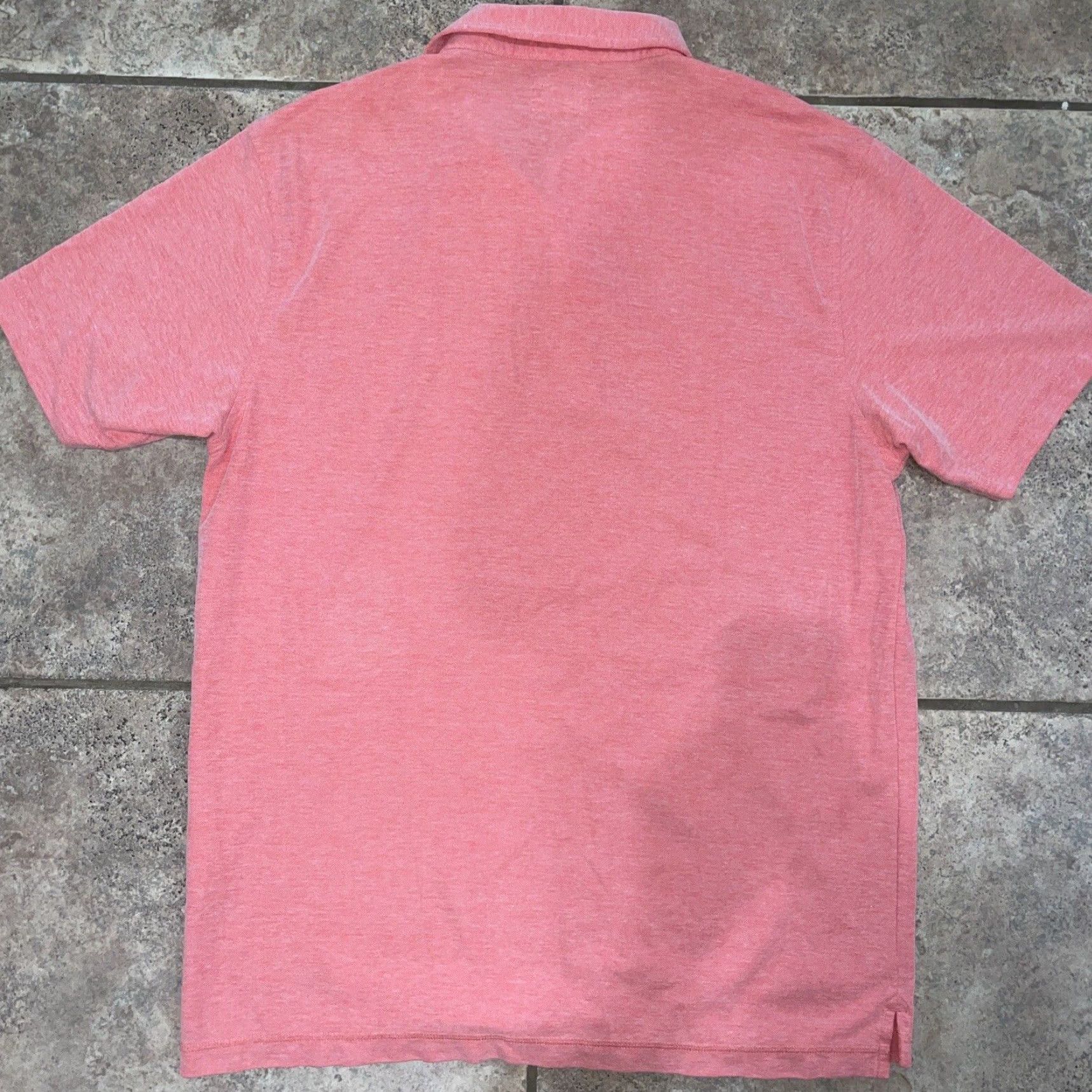 Vintage VINTAGE Linksoul Tempus Fugit Polo Shirt Men’s Large Pink Size US L / EU 52-54 / 3 - 4 Thumbnail