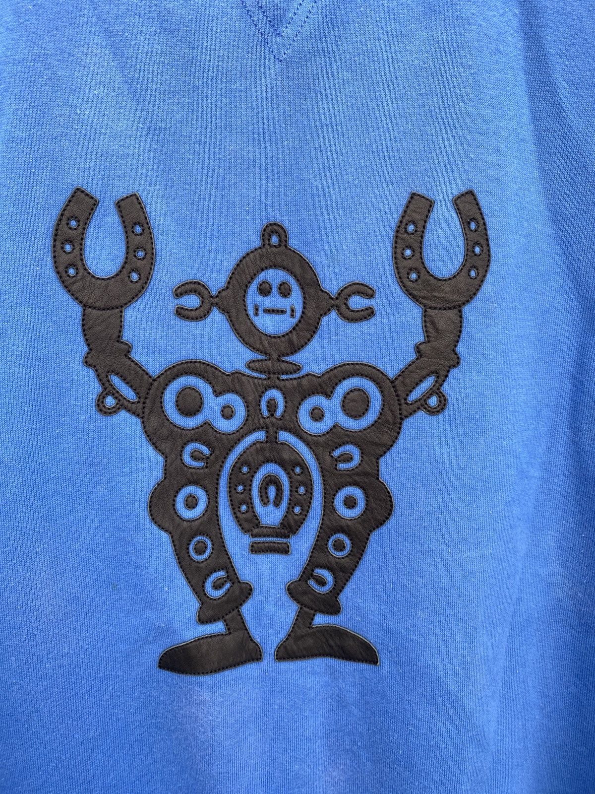 Hermes Hermes- Leather Patchwork Robot- Sweatshirt Size US S / EU 44-46 / 1 - 6 Thumbnail