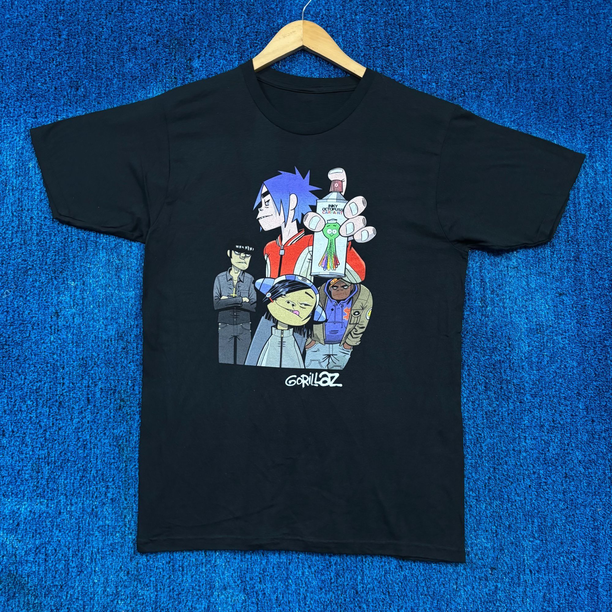 Band Tees Gorillaz Inky Octopuss Car Paint Poster Trip Hop Band Tee M Size US M / EU 48-50 / 2 - 1 Thumbnail