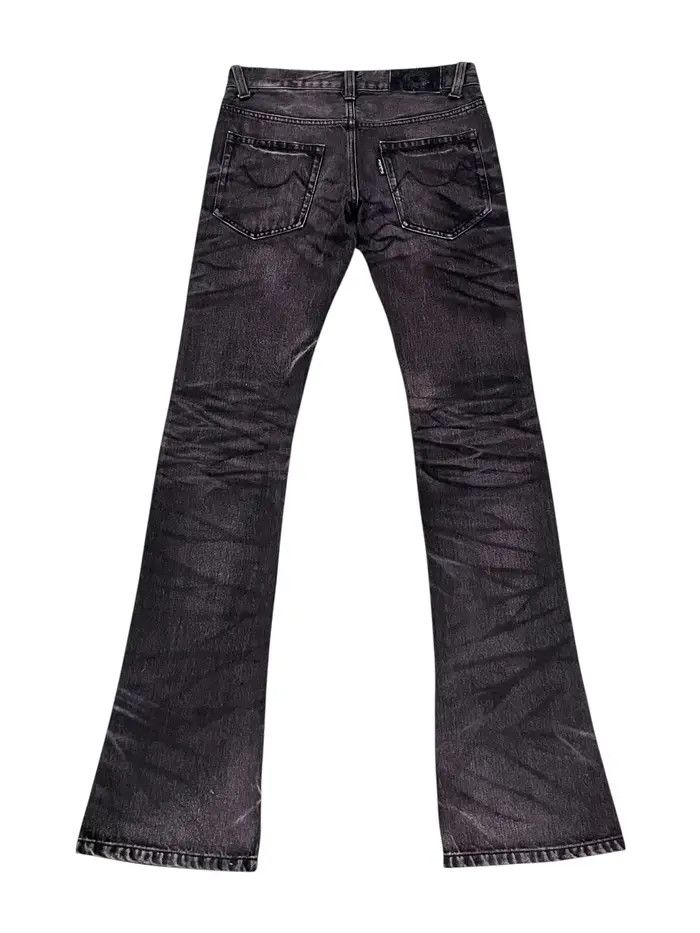 Tornado Mart Vintage Tornado Mart Clawmark tiger Flare Denim (W27) Size US 27 - 3 Thumbnail