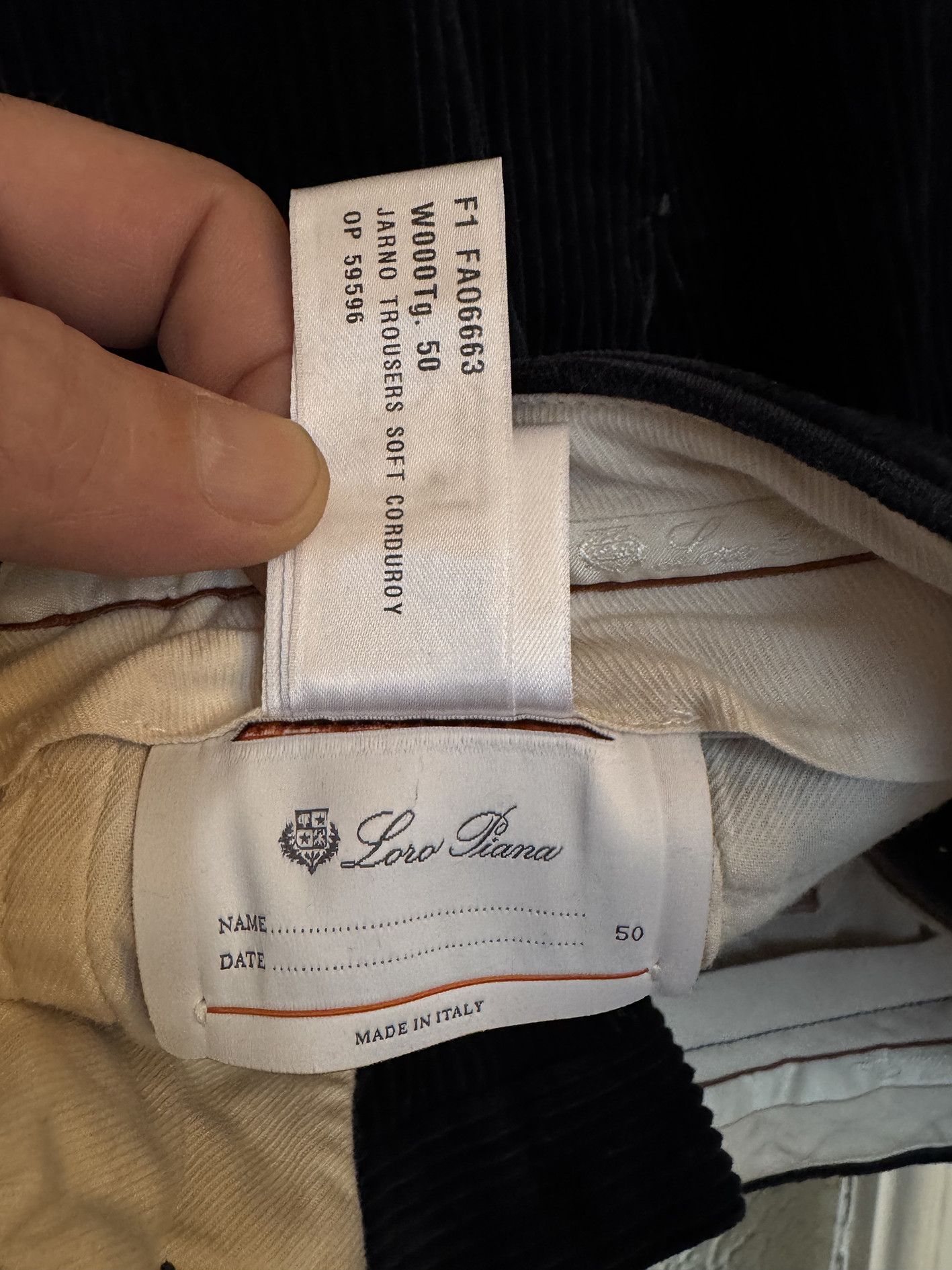 Loro Piana JARNO Trousers SIZE 50 IT Size US 34 / EU 50 - 8 Thumbnail