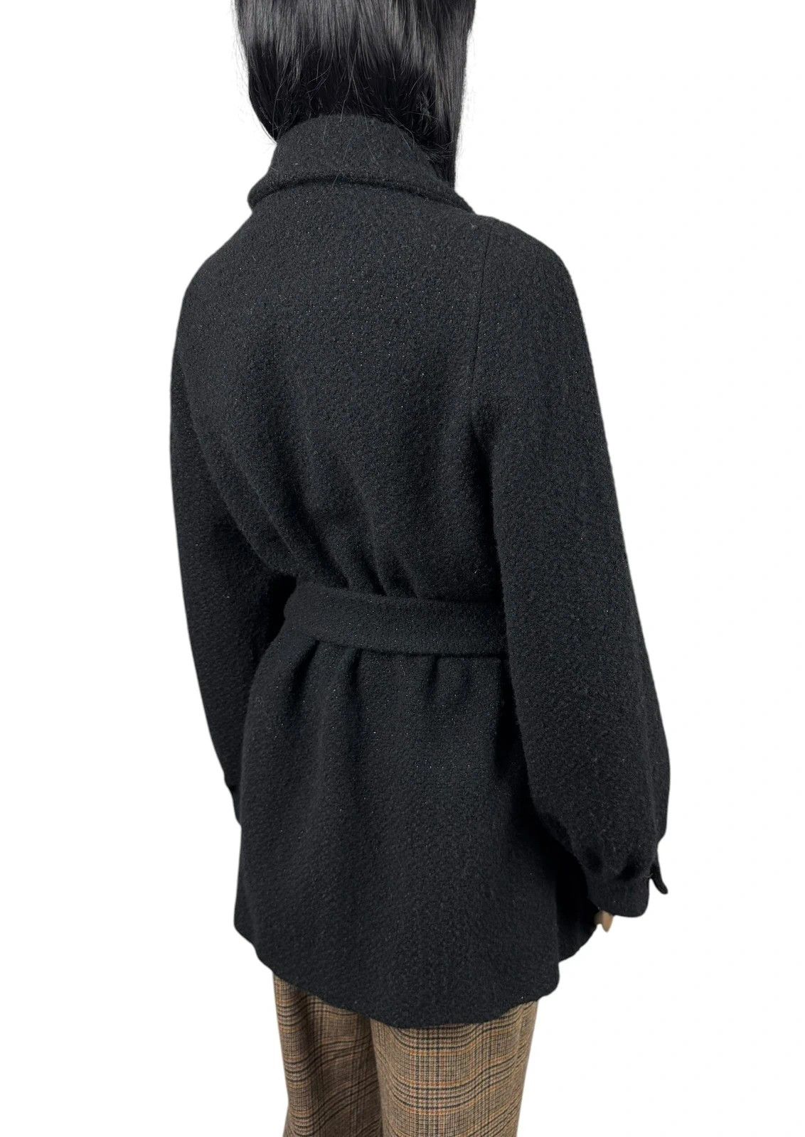 Maje Maje Wool Tweed Coat Belted size 34 Size XS / US 0-2 / IT 36-38 - 8 Thumbnail