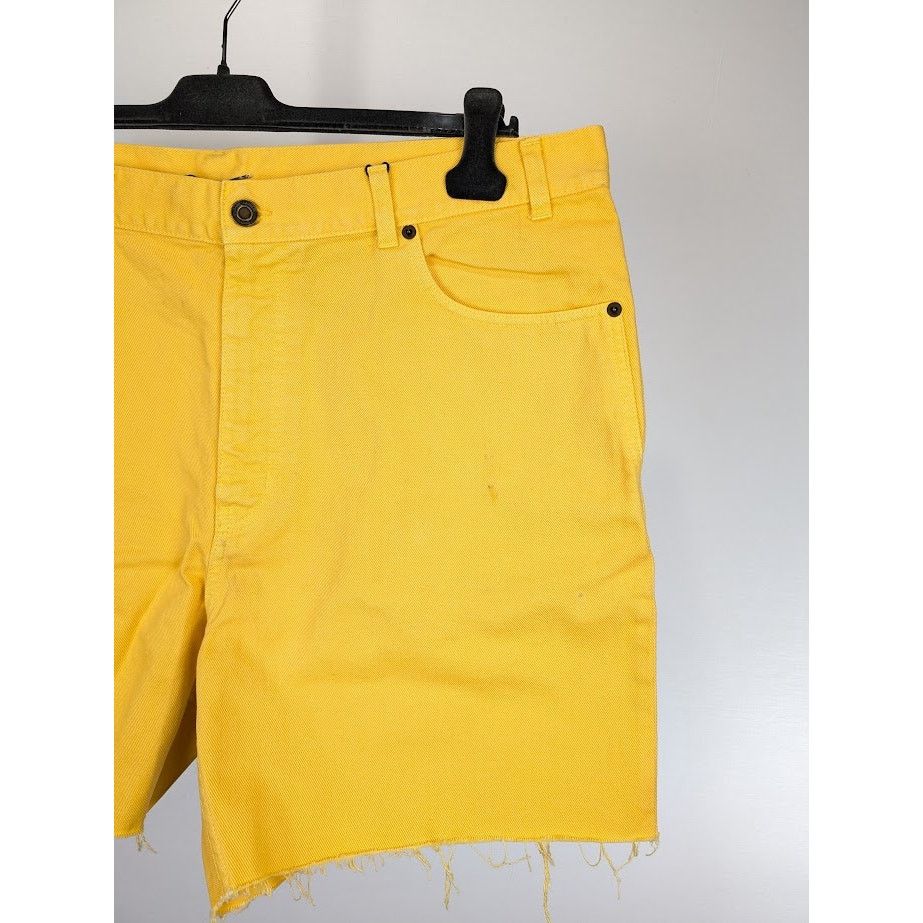 Saint Laurent Paris o1rshd1 Denim Short in Yellow Size US 34 / EU 50 - 5 Thumbnail