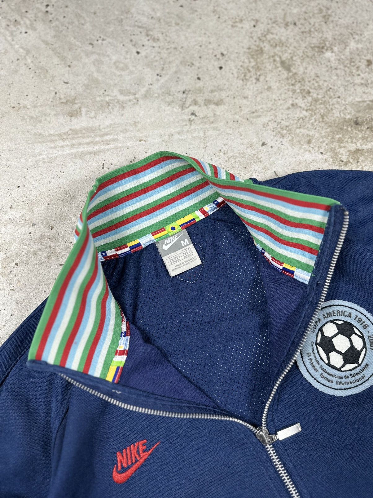 Nike × Vintage Vintage Y2K Nike x Copa America 2007 Football Zip Track Size US M / EU 48-50 / 2 - 6 Thumbnail