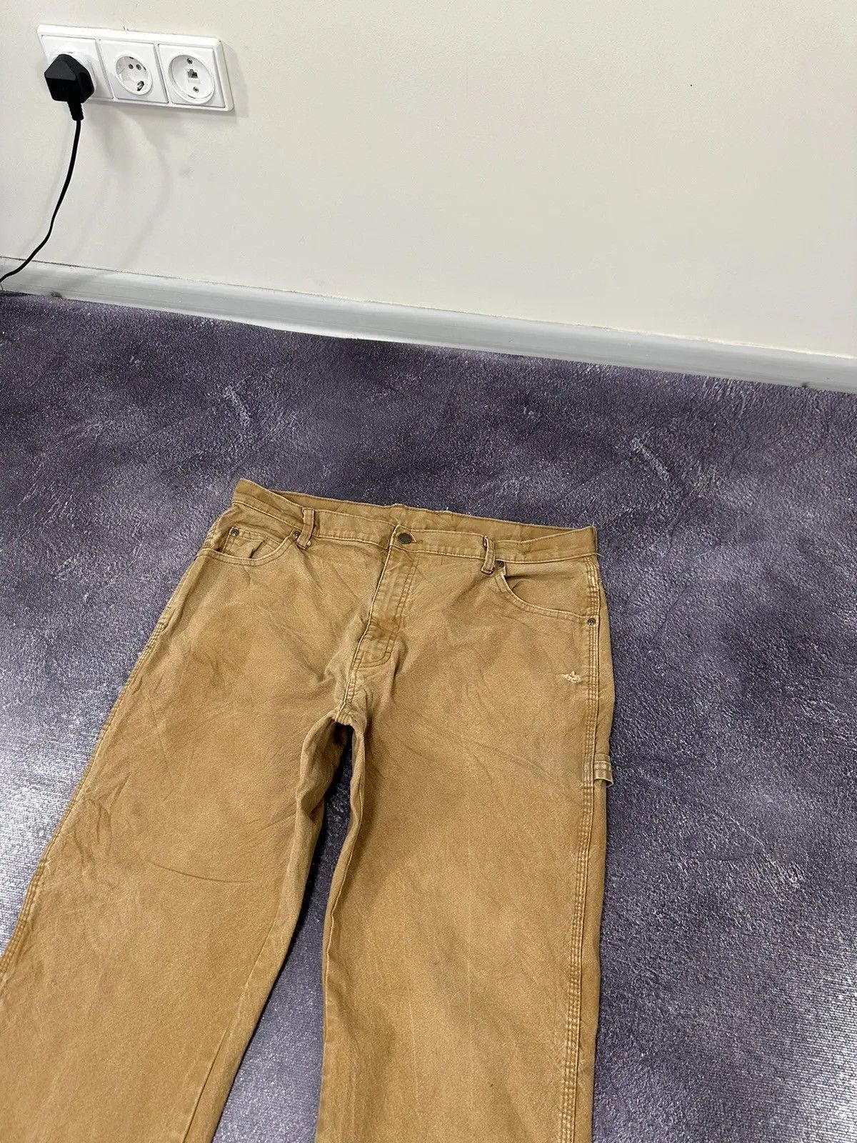 Dickies × Vintage Vintage Dickies American Orange Hype Work Baggy Pants Size US 38 / EU 54 - 9 Thumbnail