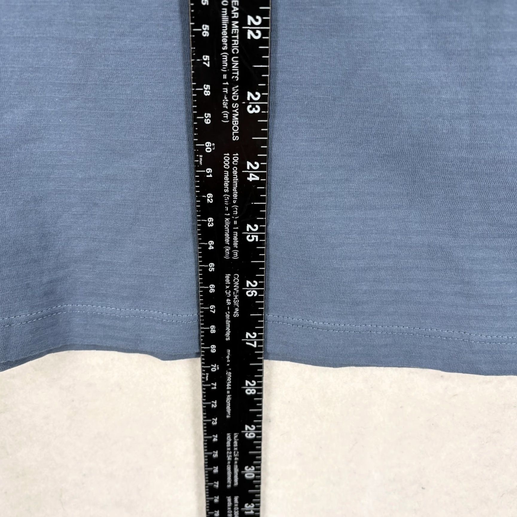 Express Express Shirt Mens XL Blue Long Sleeve Pocket Tee 100% Cotton Crewneck Casual Size US XL / EU 56 / 4 - 7 Thumbnail