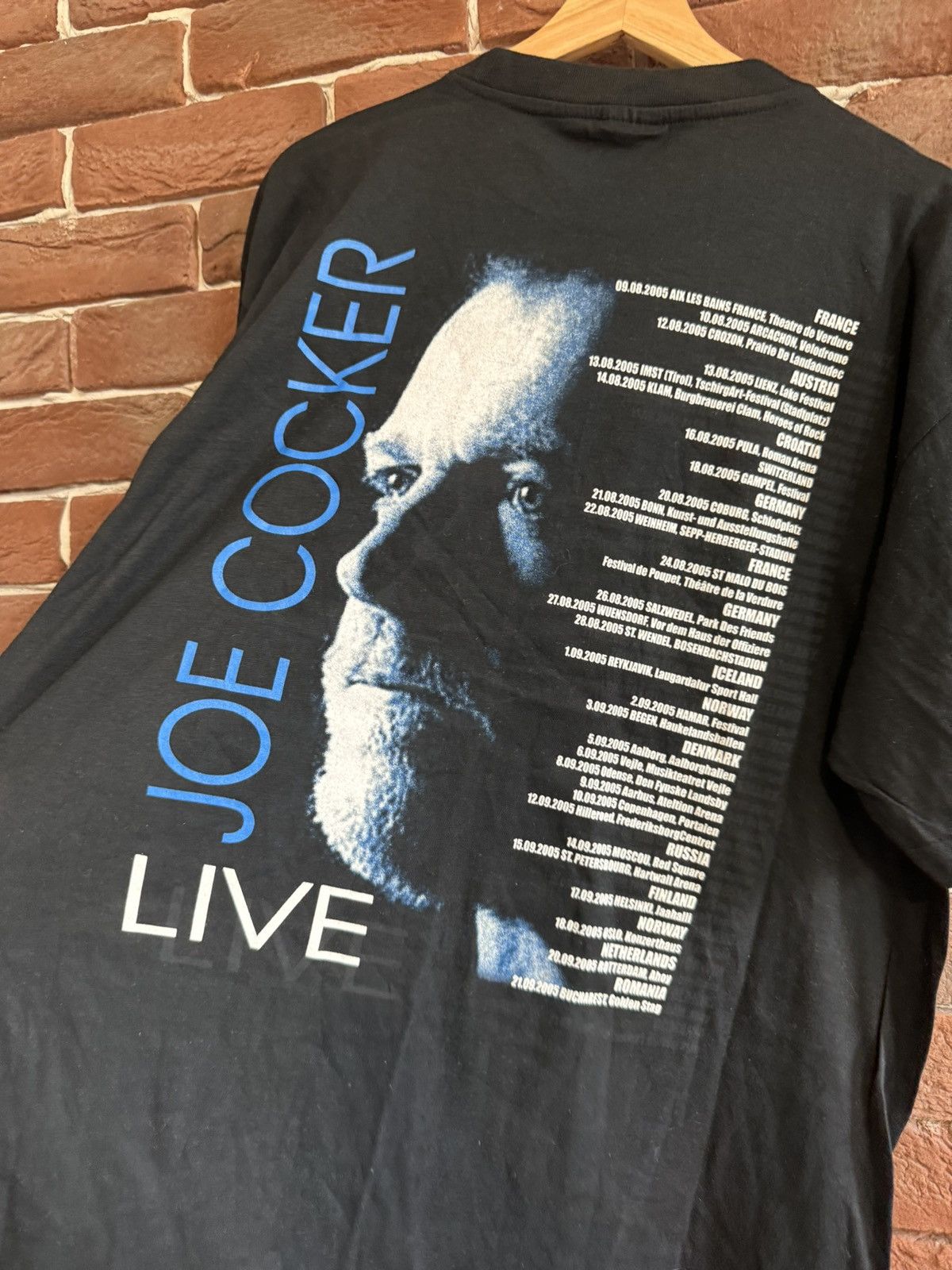 Band Tees Joe Cocker 00s Band Rock Tee Two Sided Print Rare Tour 2005 Size US XL / EU 56 / 4 - 4 Thumbnail