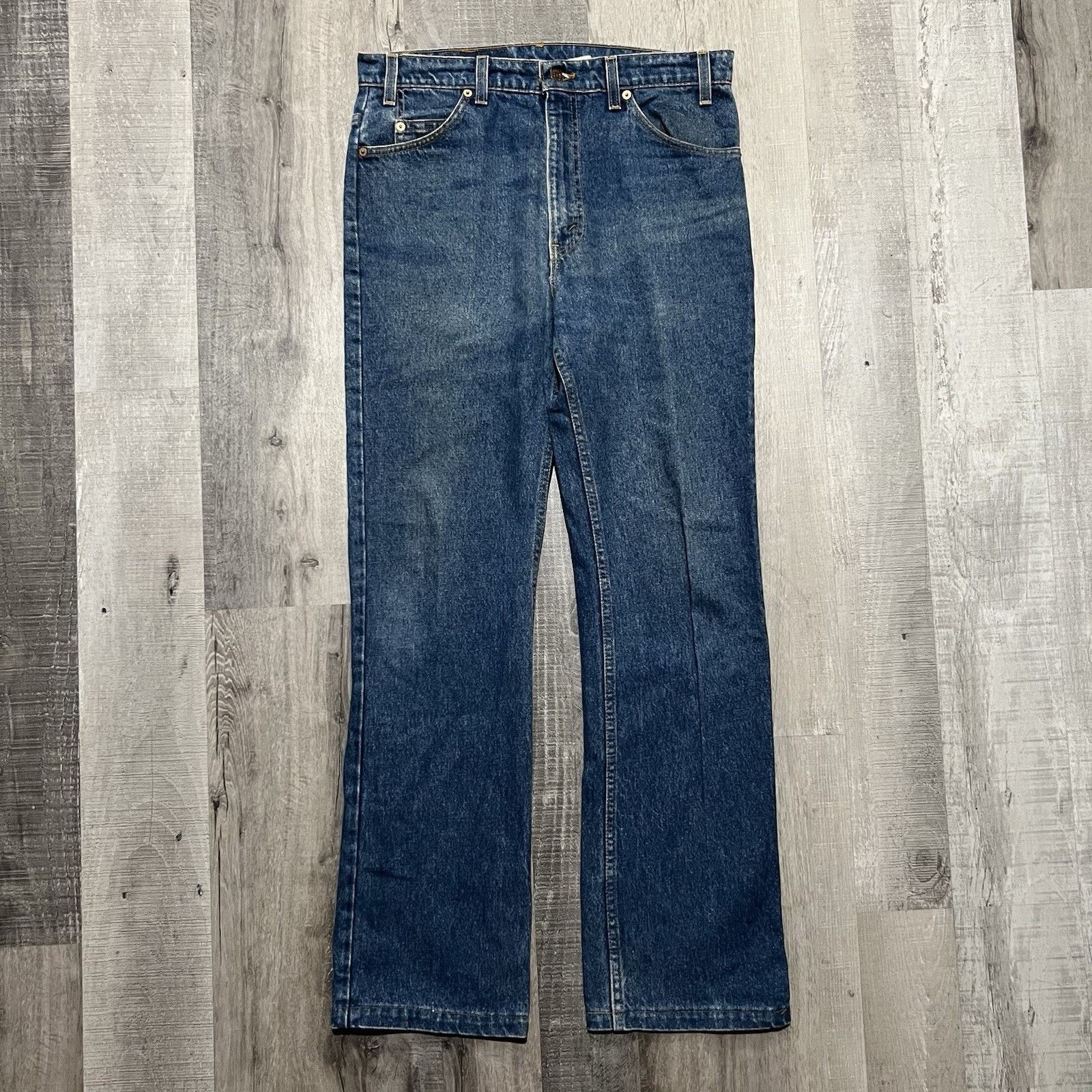 Levi's VTG Levis 517 Bootcut Jeans Faded Western USA 90s Cowboy Size US 35 - 1 Thumbnail