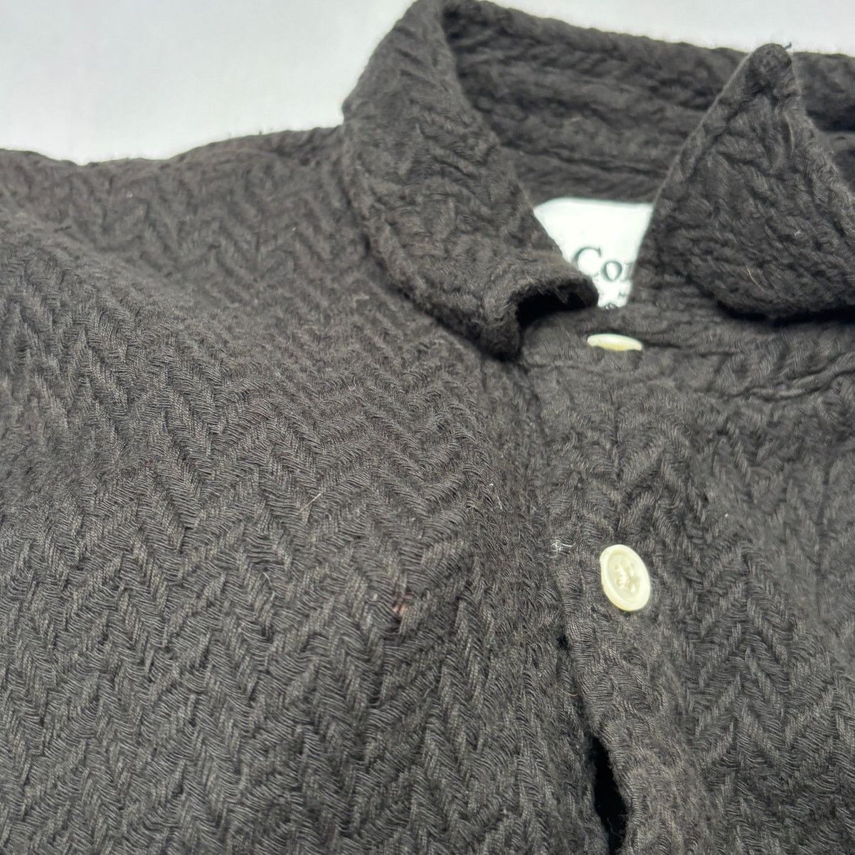 Corridor Corridor Acid Plaid Black Button Shirt Men's M Woven Cotton Size US M / EU 48-50 / 2 - 10 Thumbnail