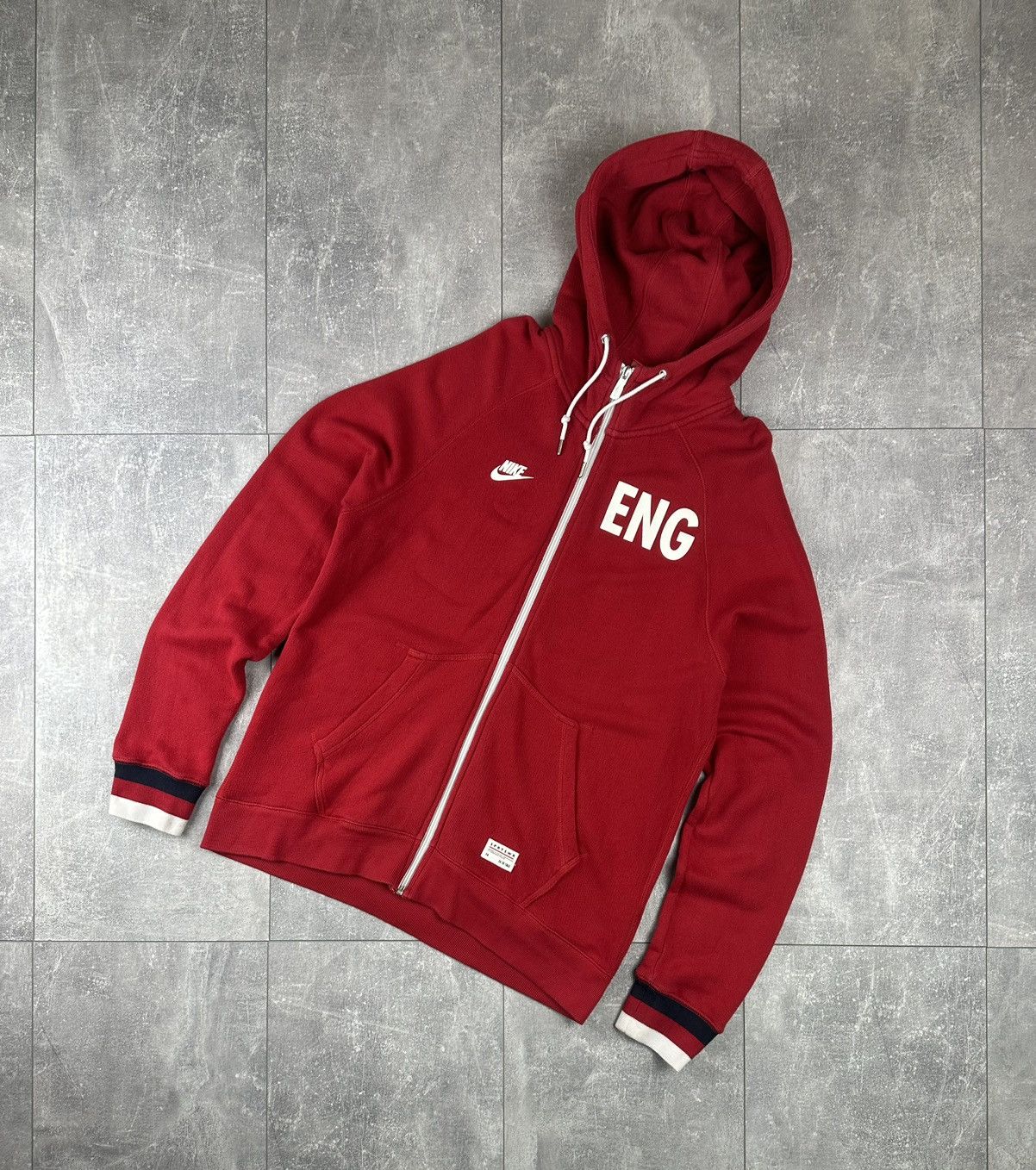 Nike Nike England Mens Soccer Football Zip Up Hoodie Size US M / EU 48-50 / 2 - 1 Thumbnail