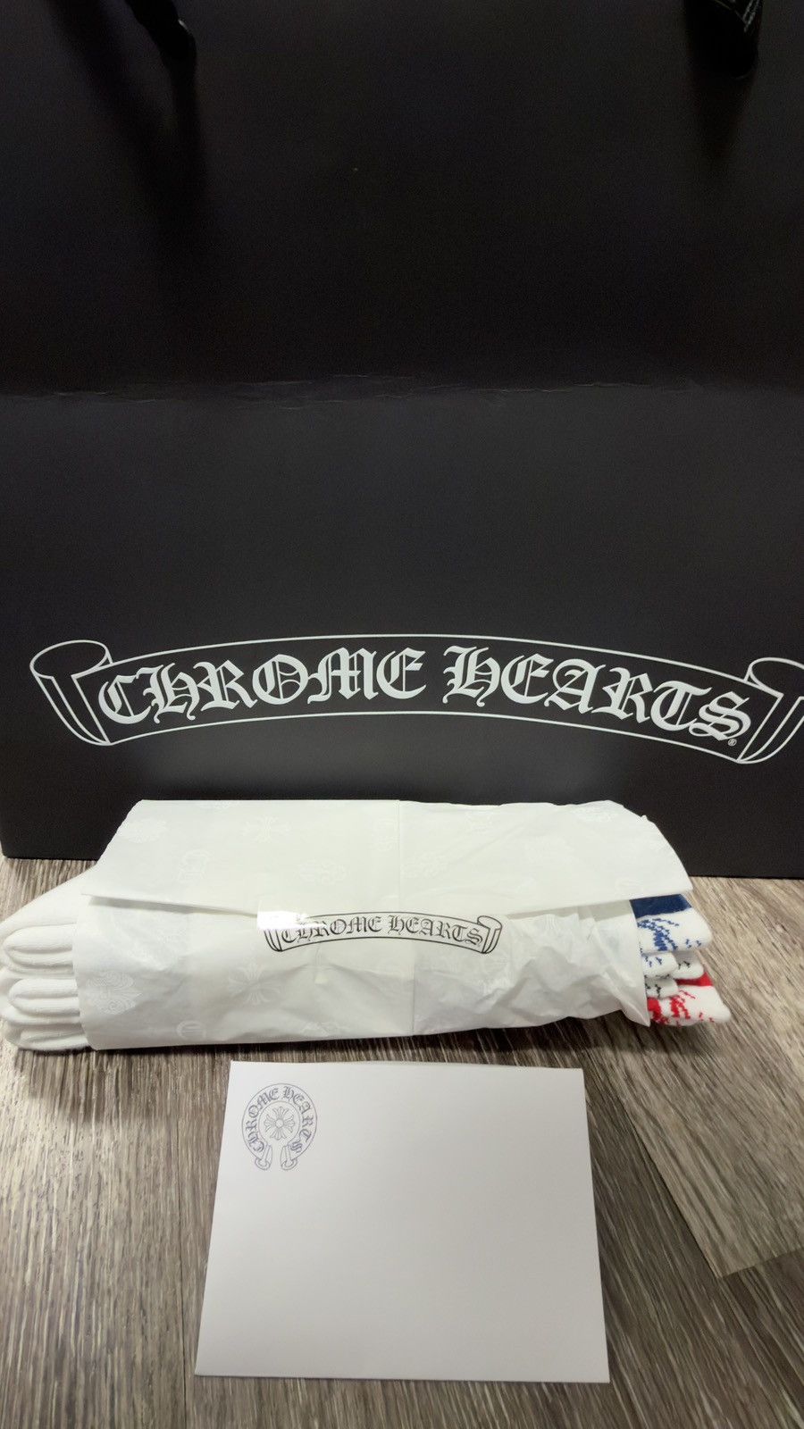 Chrome Hearts Chrome Hearts Matty Boy Chomper Socks 3PCS Brand New Size ONE SIZE - 3 Thumbnail