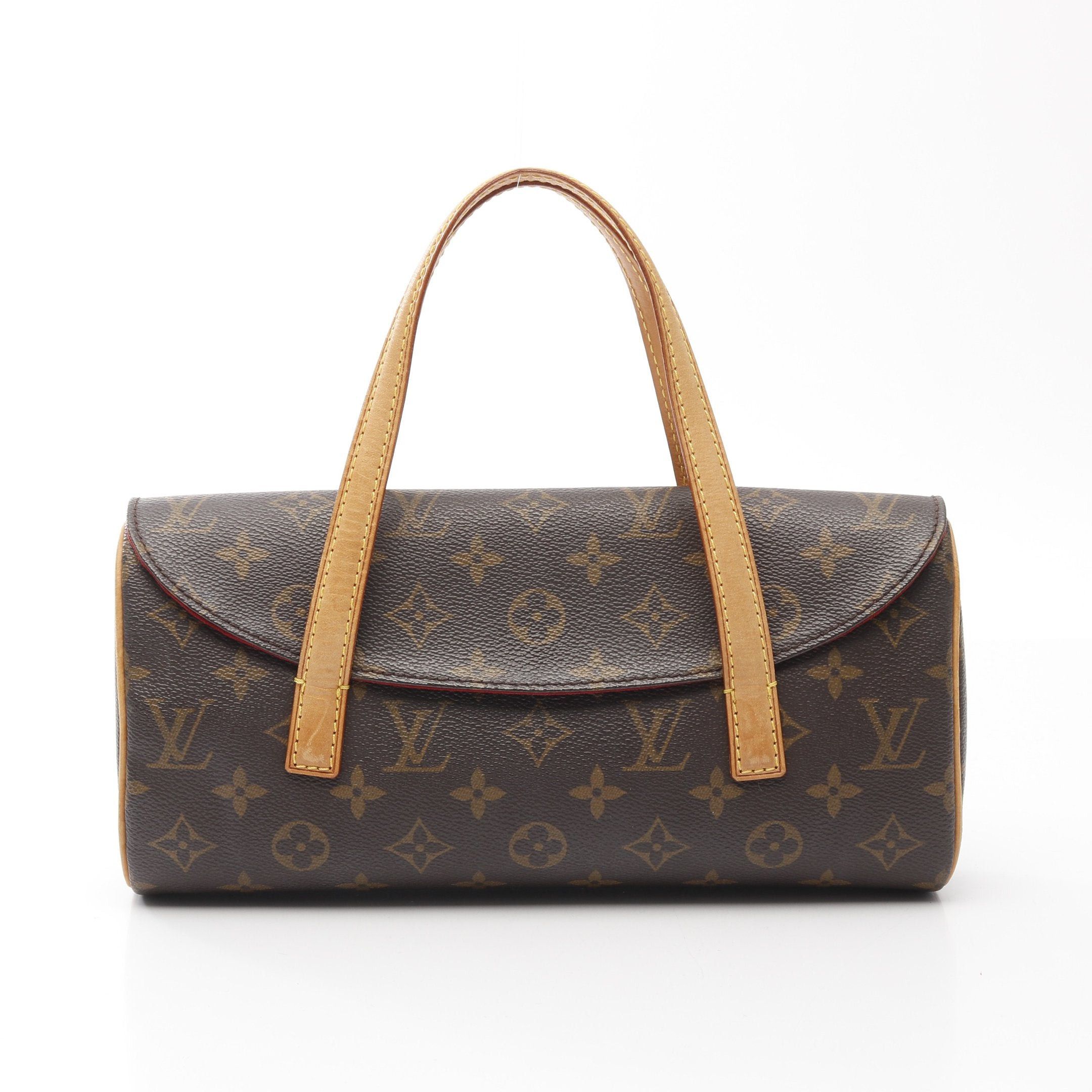 Louis Vuitton Louis Vuitton Sonatine Monogram Handbag Leather Brown Size ONE SIZE - 1 Thumbnail
