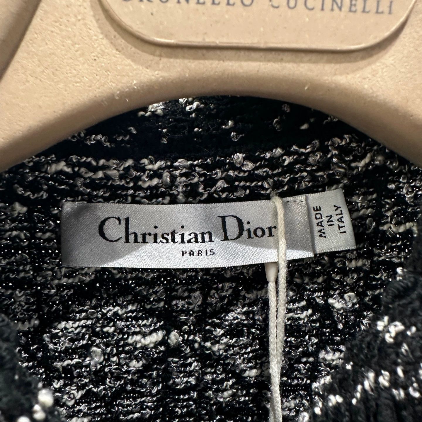 Christian Dior Monsieur Dior apr447 Black & White Tartan CD Cotton Jkt 36 Size XS / US 0-2 / IT 36-38 - 3 Thumbnail