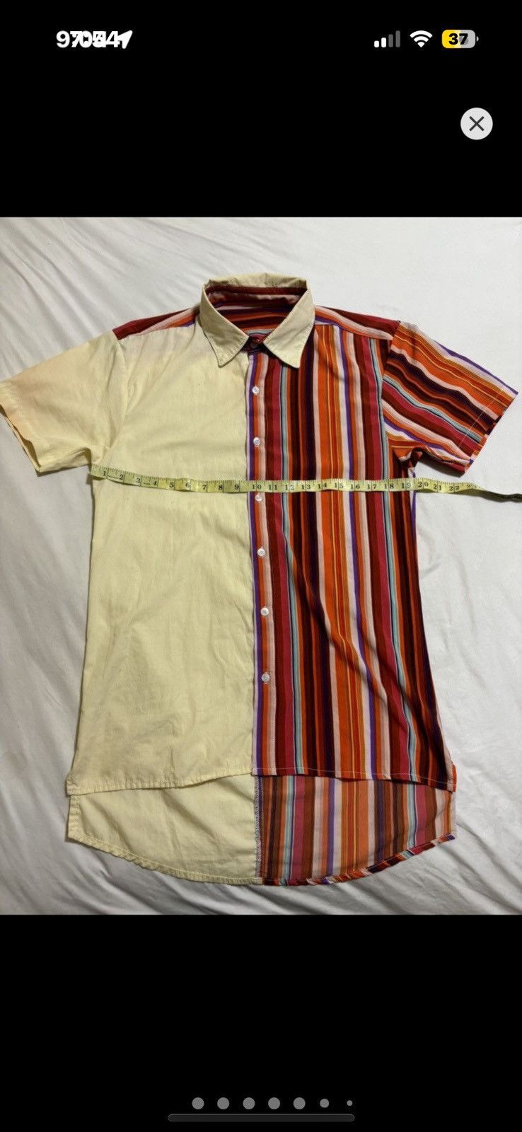 ***FINAL DROP***RARE 90s COLOUR BLOCK BUTTON UP S-M